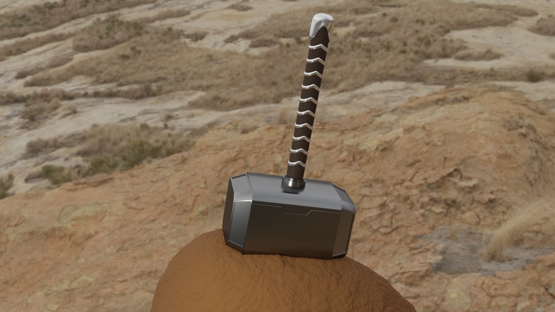 ArtStation - Thor's Hammer Model