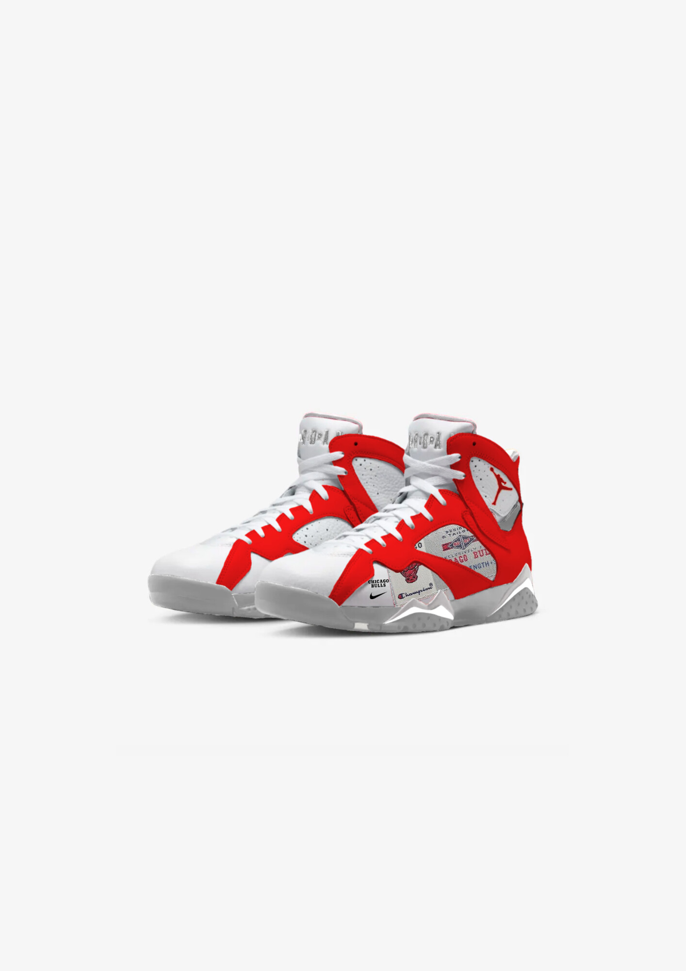Retro 7 bulls red on sale