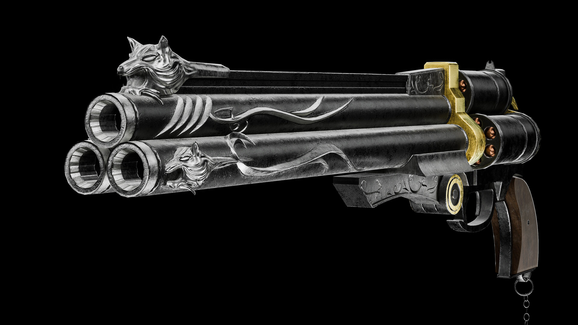 ArtStation - Cerberus Gun (Final Fantasy VII)