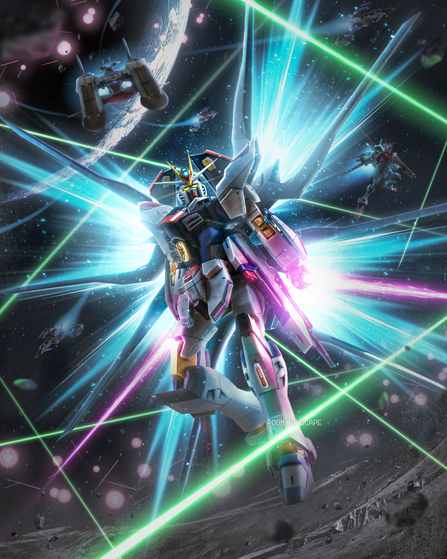 ArtStation - Strike Freedom Gundam - Full Burst