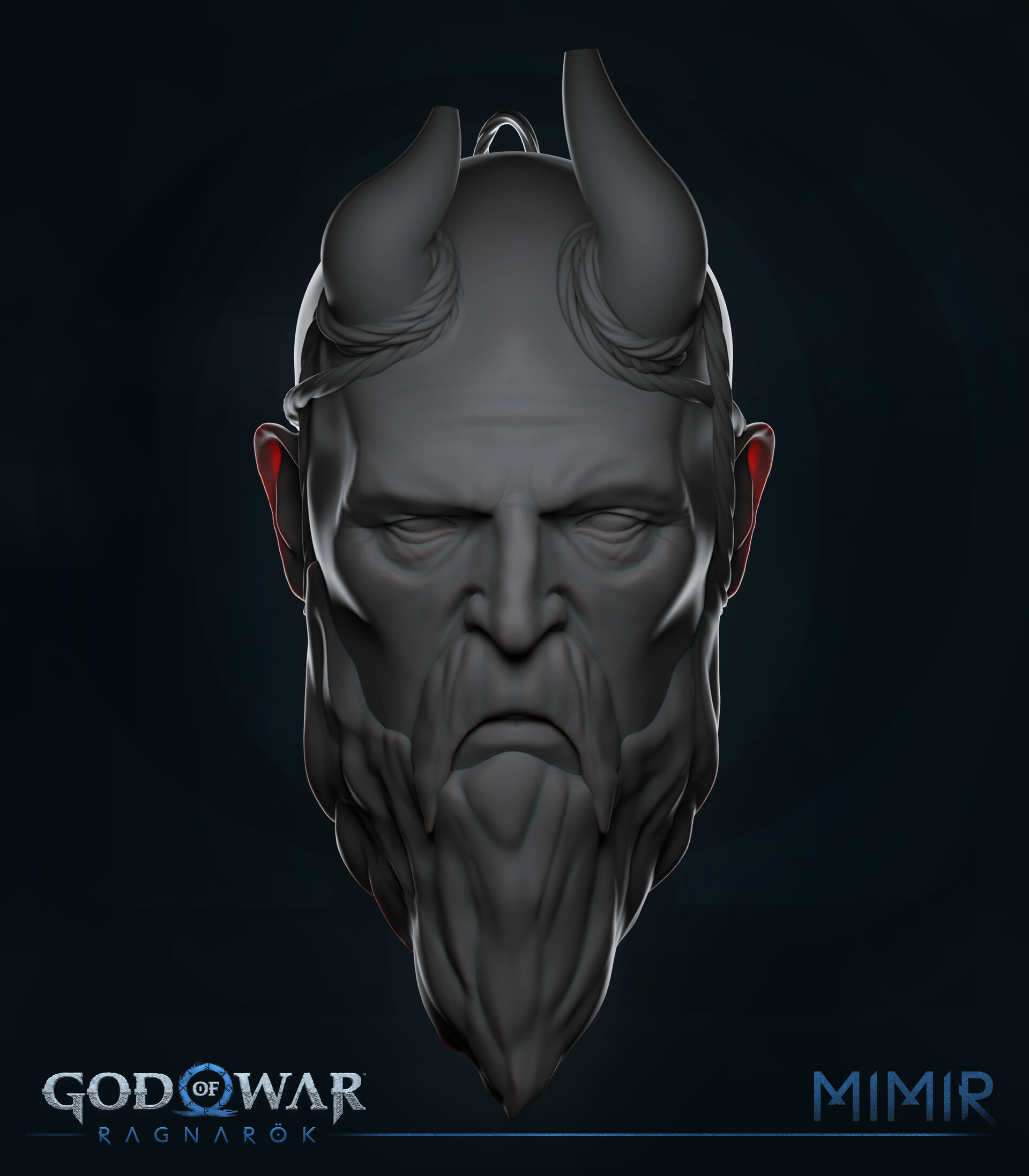 God of War Ragnarök 3D Print & Paint Part 1: Painting Mimir's Head