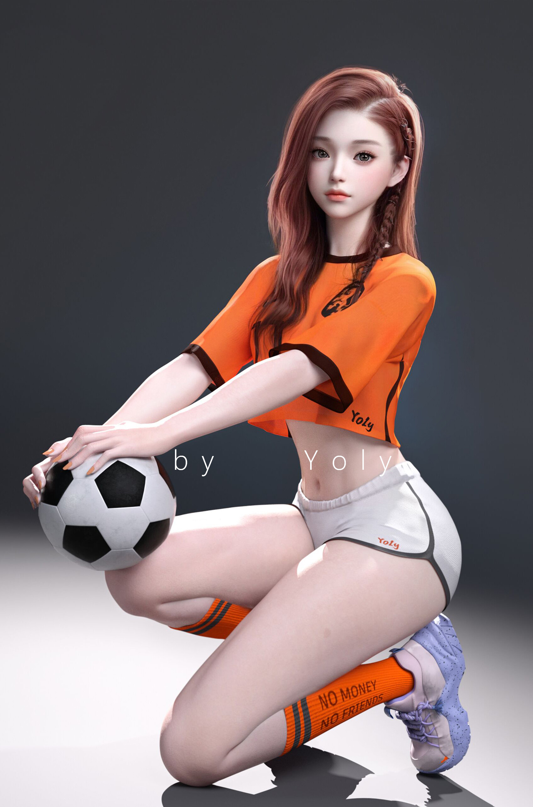 Artstation Yoly 莜莉 107 Football Girl Nederlands