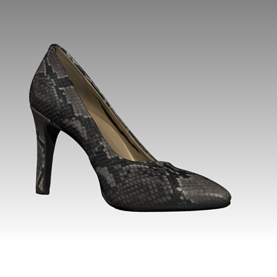3d scan hi-res of a  shoe (raw no cleaning)