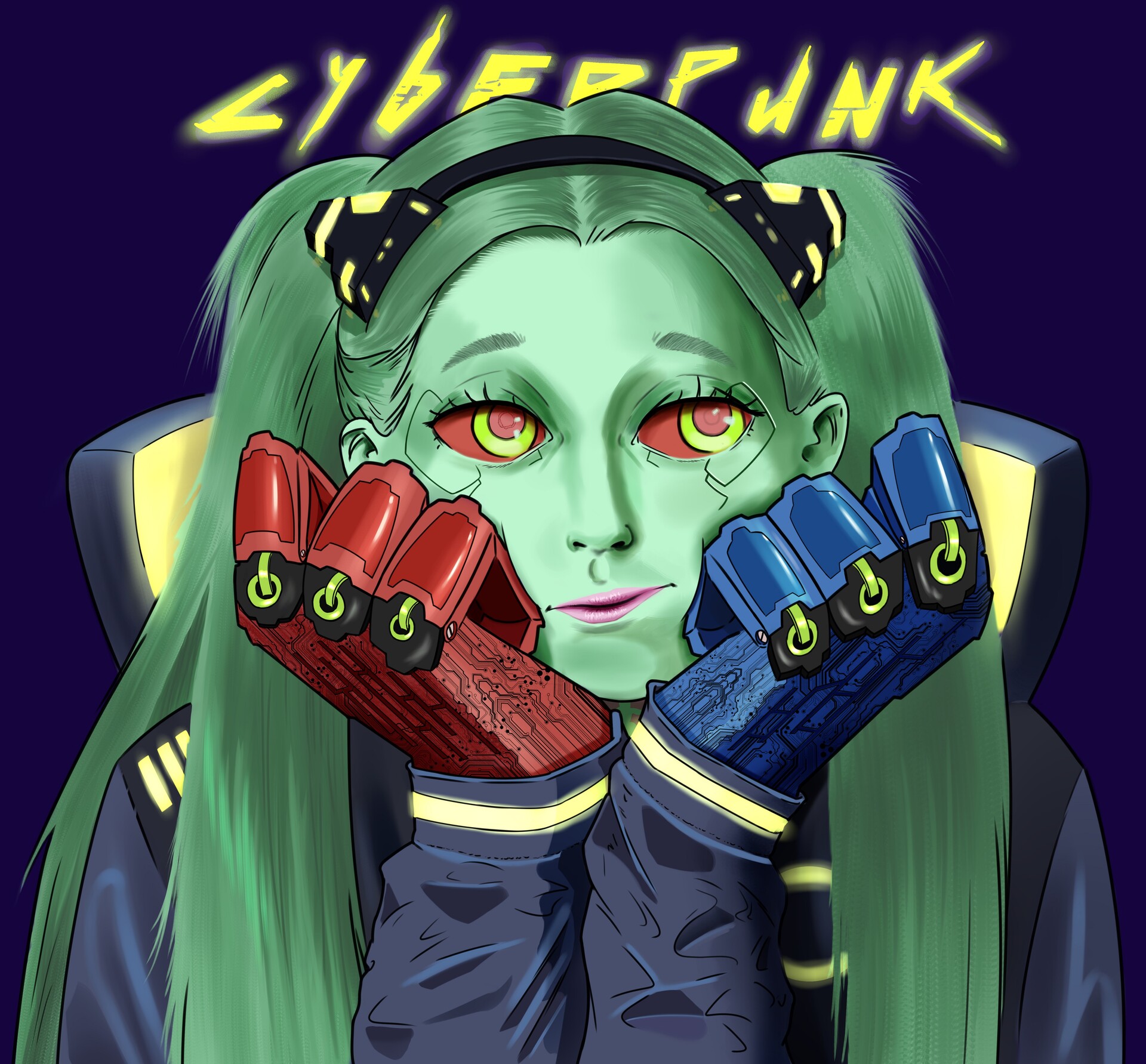 Rebecca- Cyberpunk 2077-EDGERUNNERS