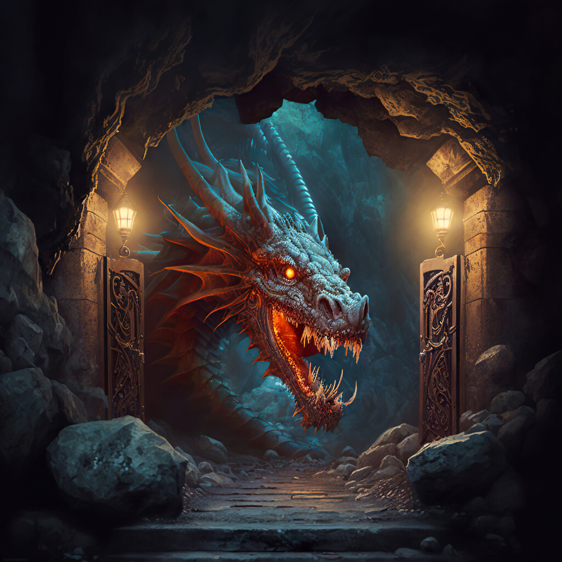 ArtStation Dragon Cave