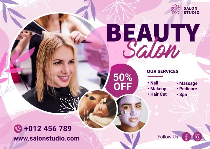 ArtStation - Beauty Salon Banner for Salon Studio