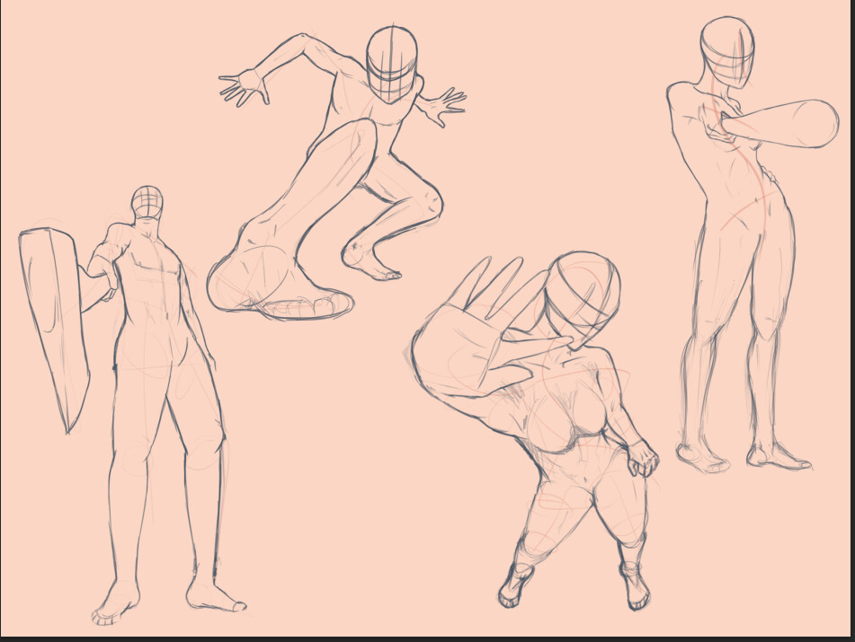 Anime Art Techniques Start with the 4 Basic Anime Poses Bonus Good  Drawing Practices