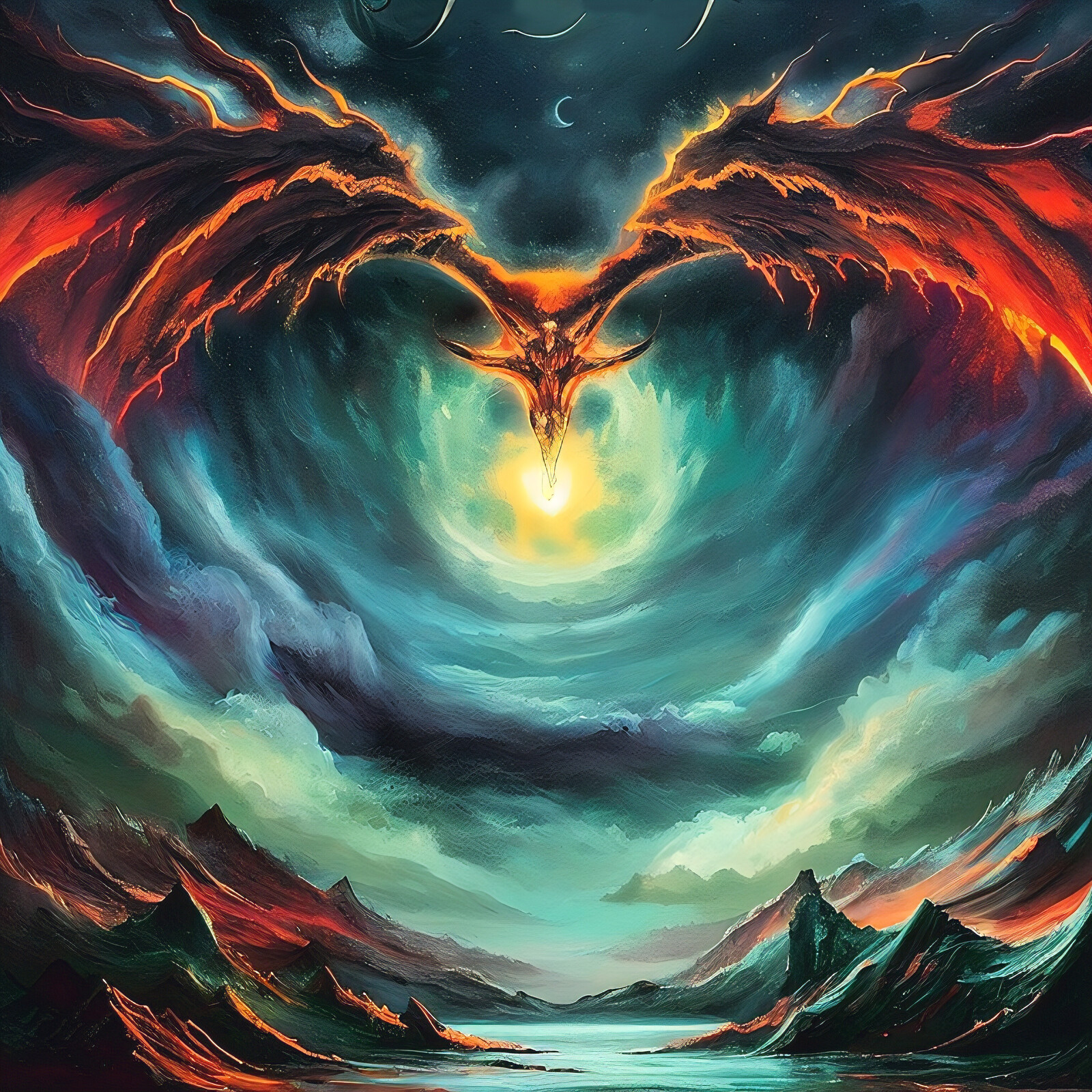 Sunset Dragons