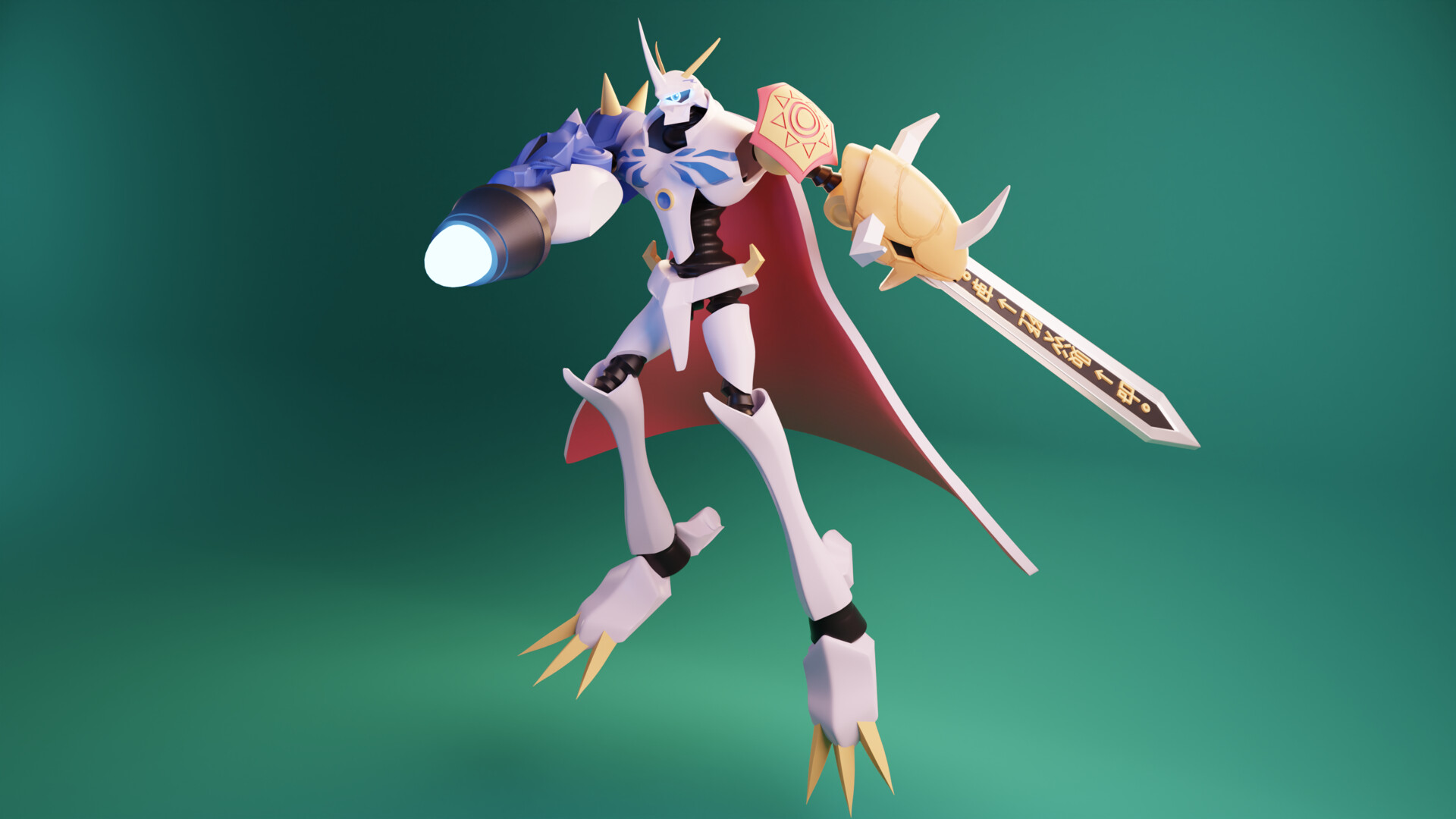 ArtStation - Omegamon - Omnimon - オメガモン