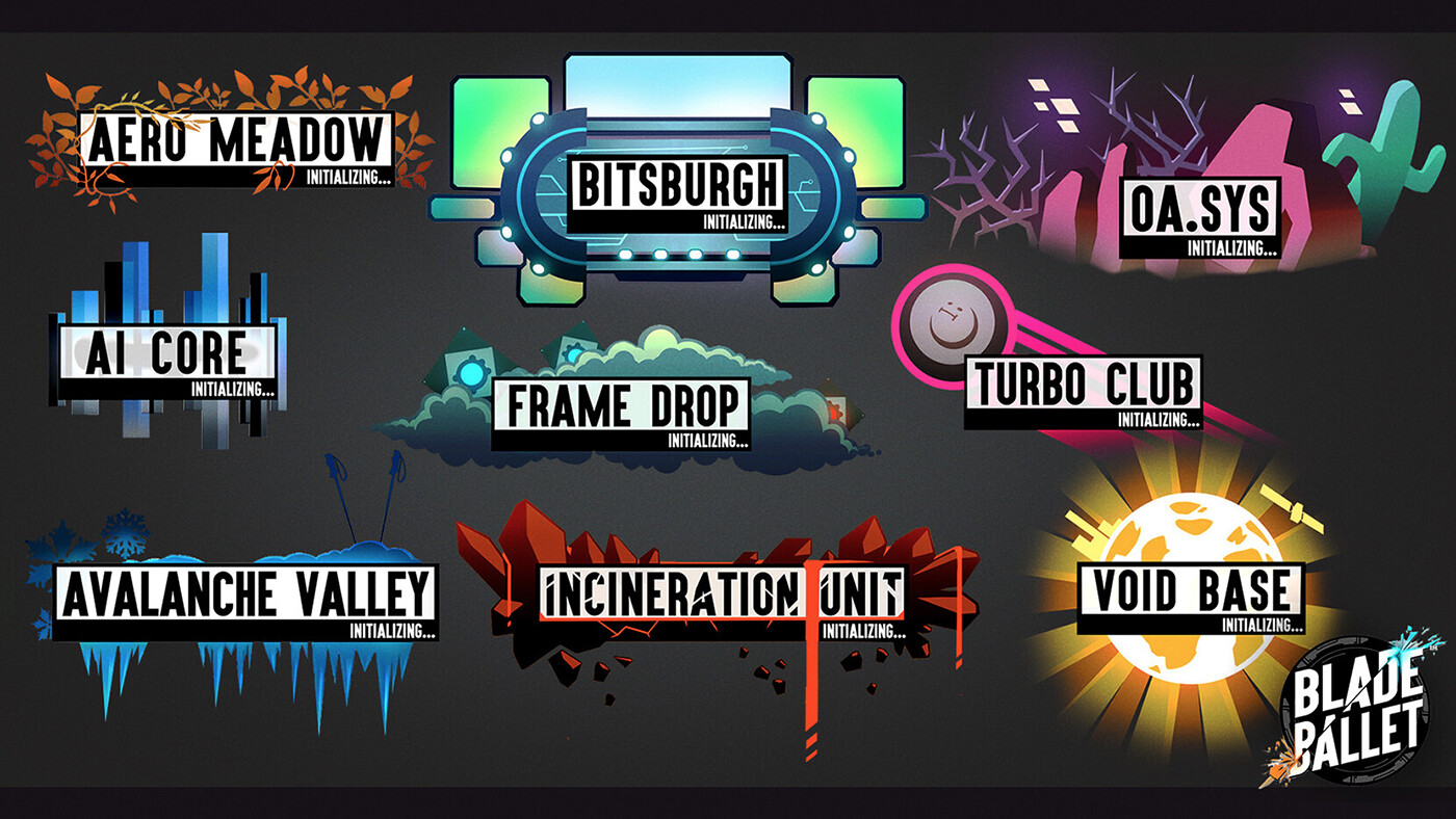 |Logos for the levels|