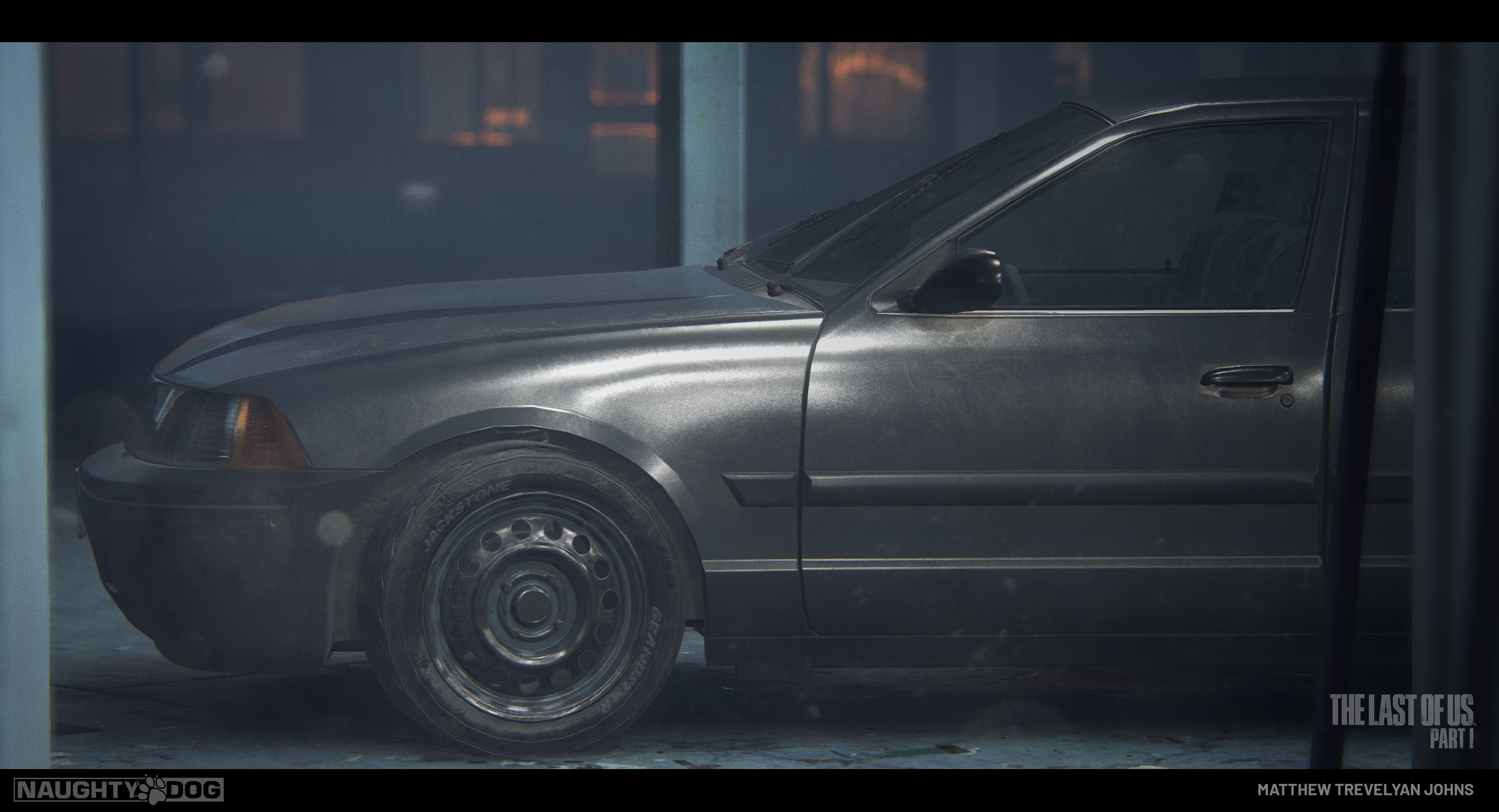 Barry created an amazing shader full of features that replicated the varying layers of primer, paint, metallic and clear coat. I adjusted these and then added additional layers to the shader to add subtle scratches, ao driven dirt and other wear effects