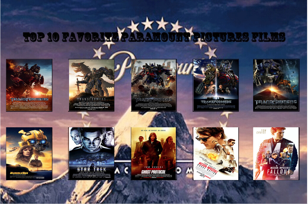 ArtStation My Top 10 Favorite Paramount Pictures Films