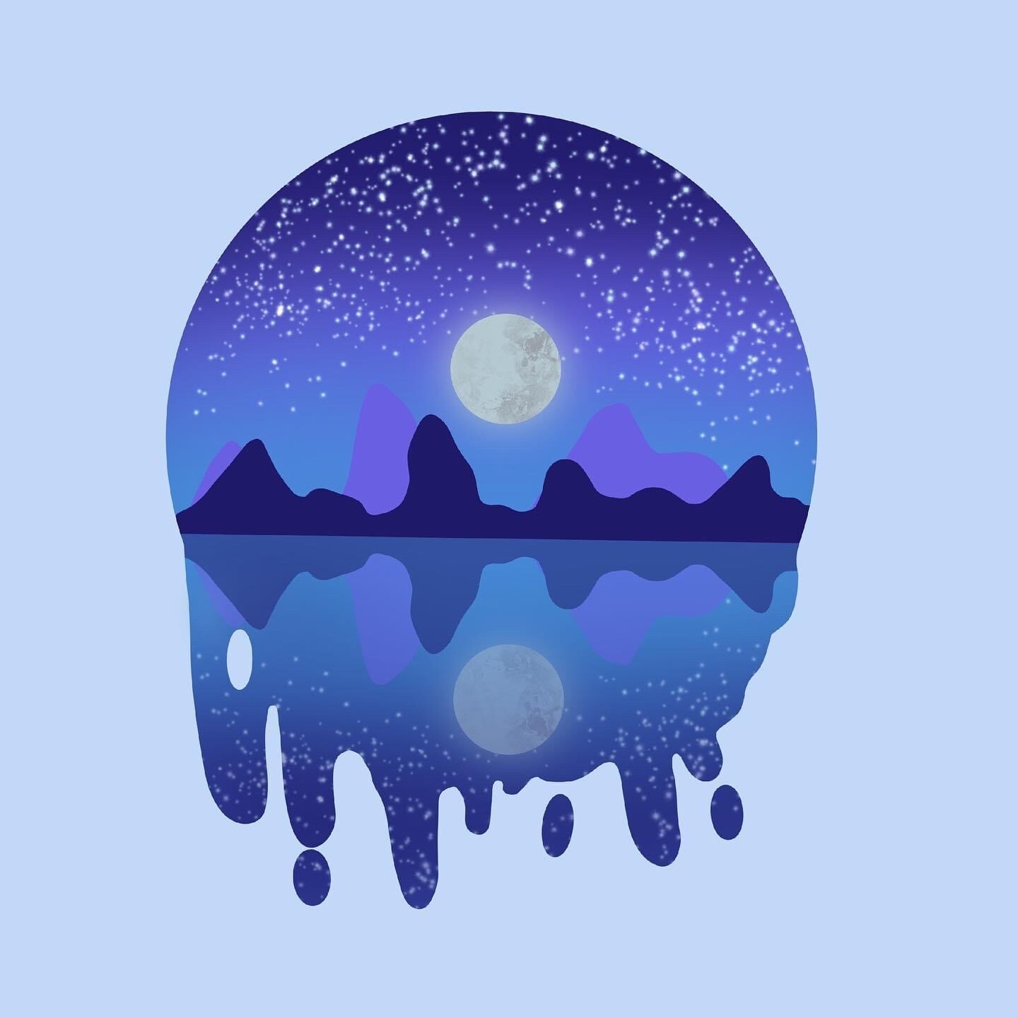Scenery Artwork T-Shirt - Night