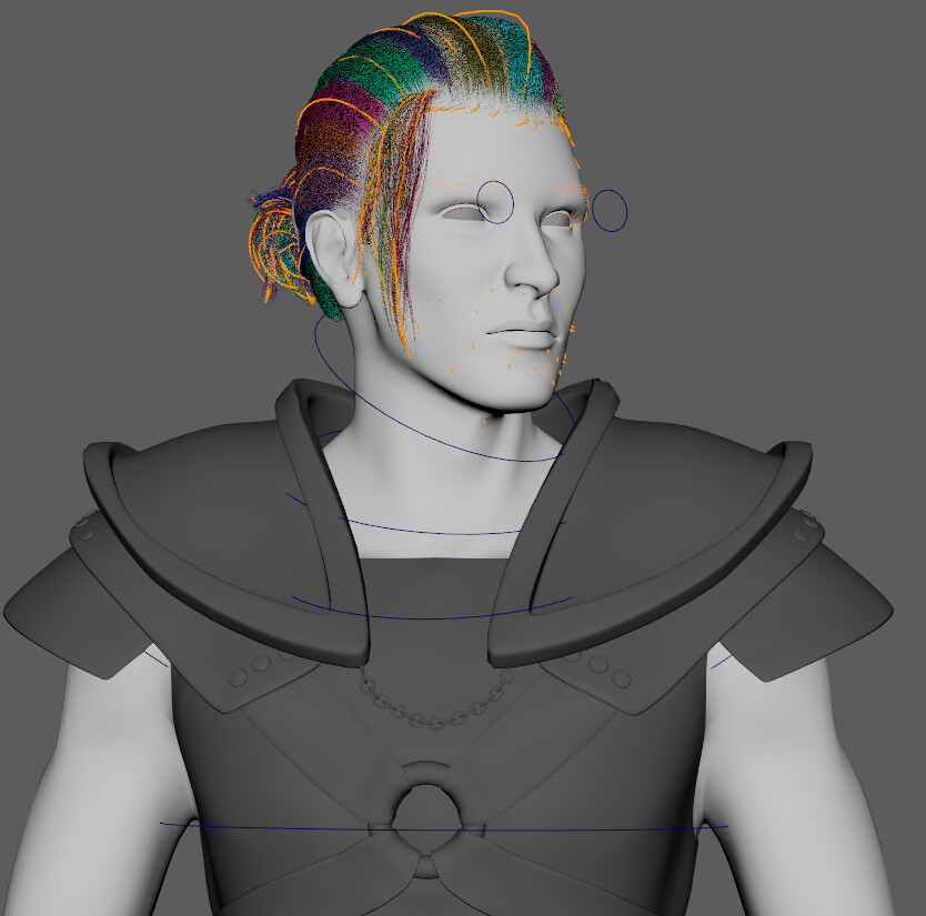 Maya Viewport and Rig Frontside
