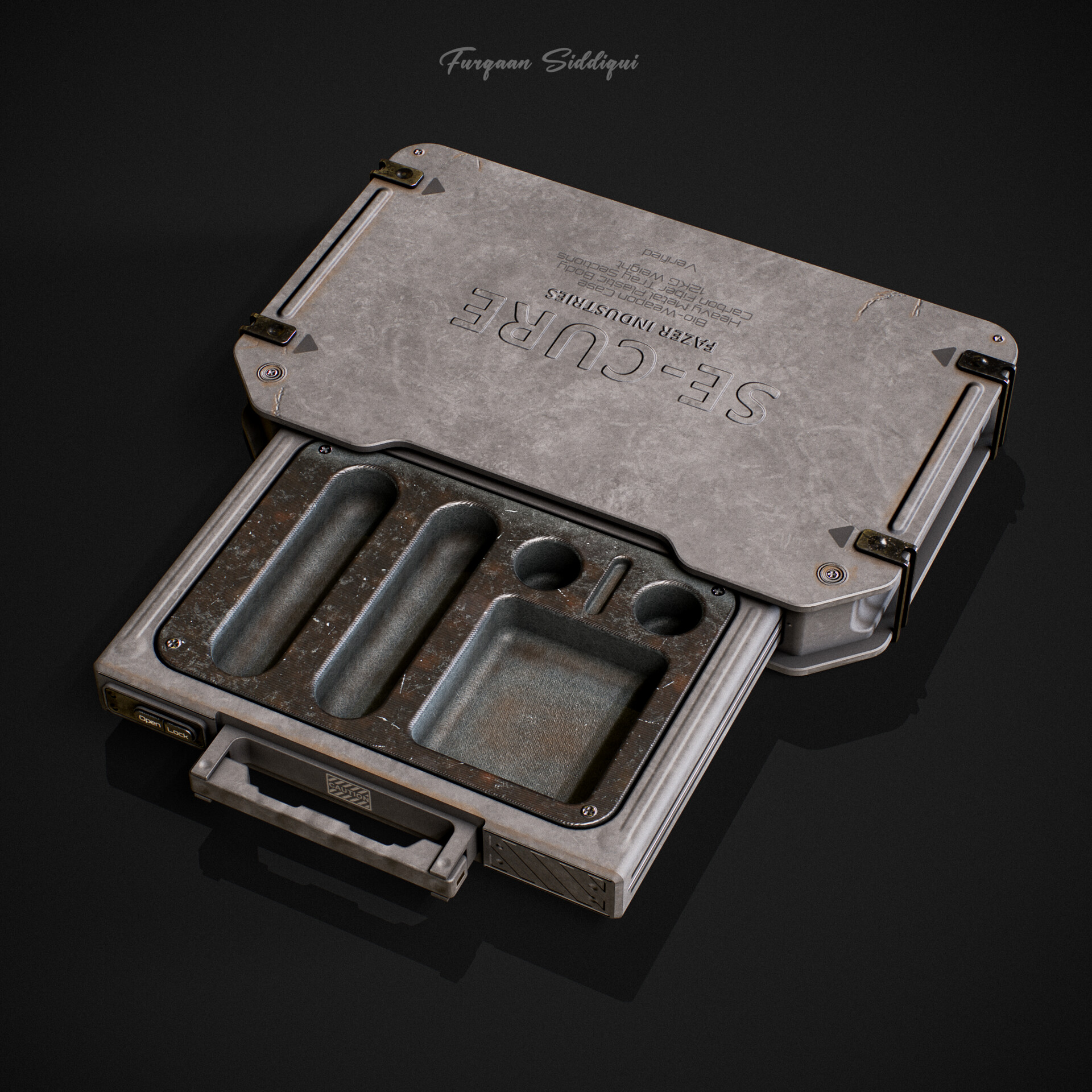 ArtStation Scifi Military Crate