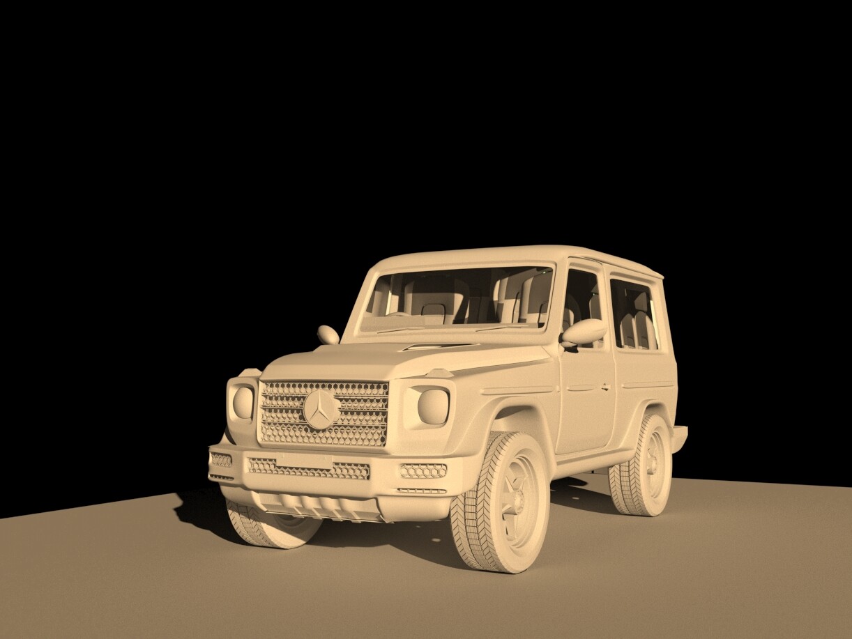 ArtStation - Mercedes-Benz G-Class concept art, image size:1222x917