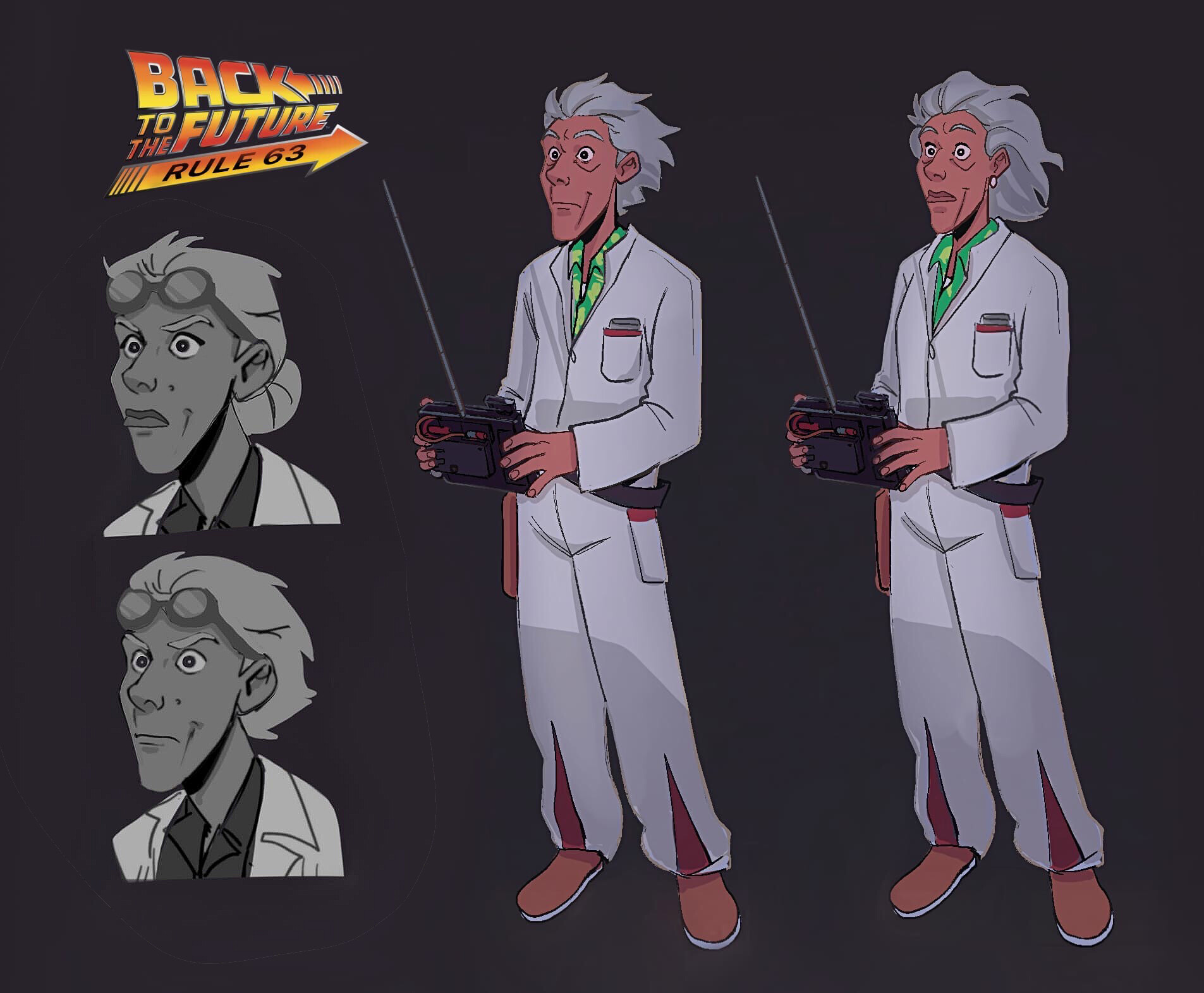 ArtStation - Back to the future: rule 63