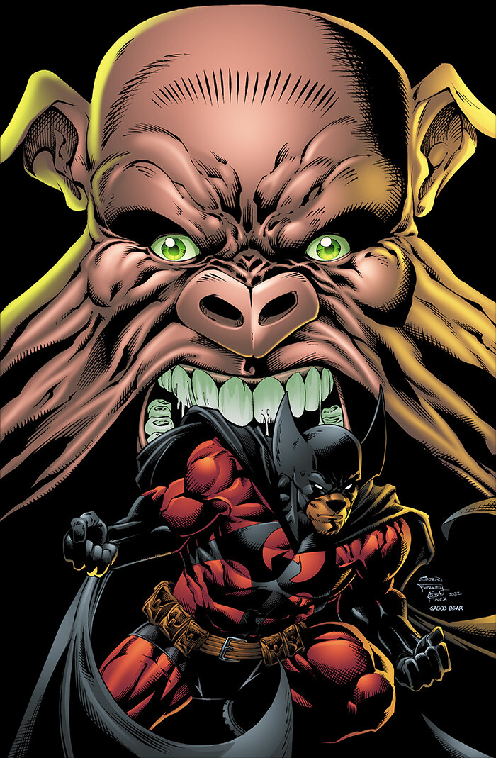 Batbear 4 cover for Bearclaw Studios
Homage to David Finch 

Pencils and colors  by Sean Forney

Inks by Jacob Bear
