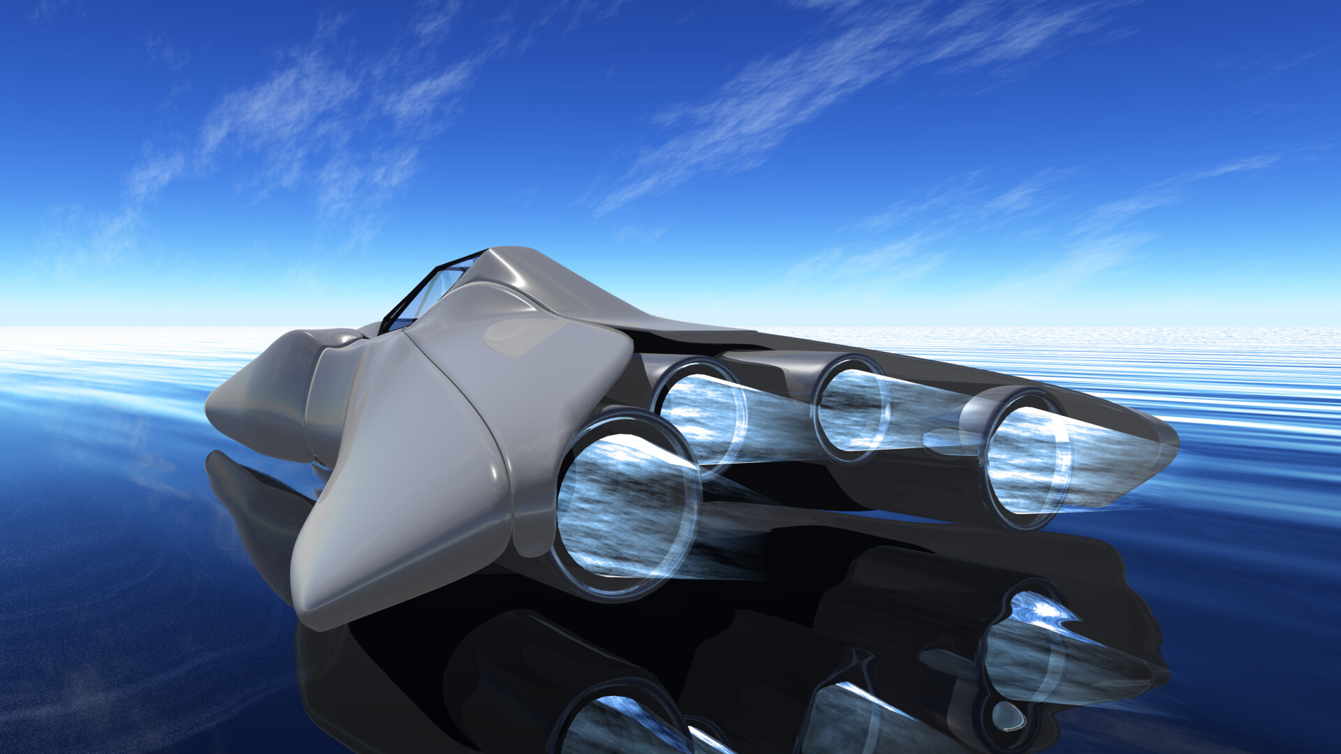 Millennium cyborg futuristic racing vehicle dreamchaser 