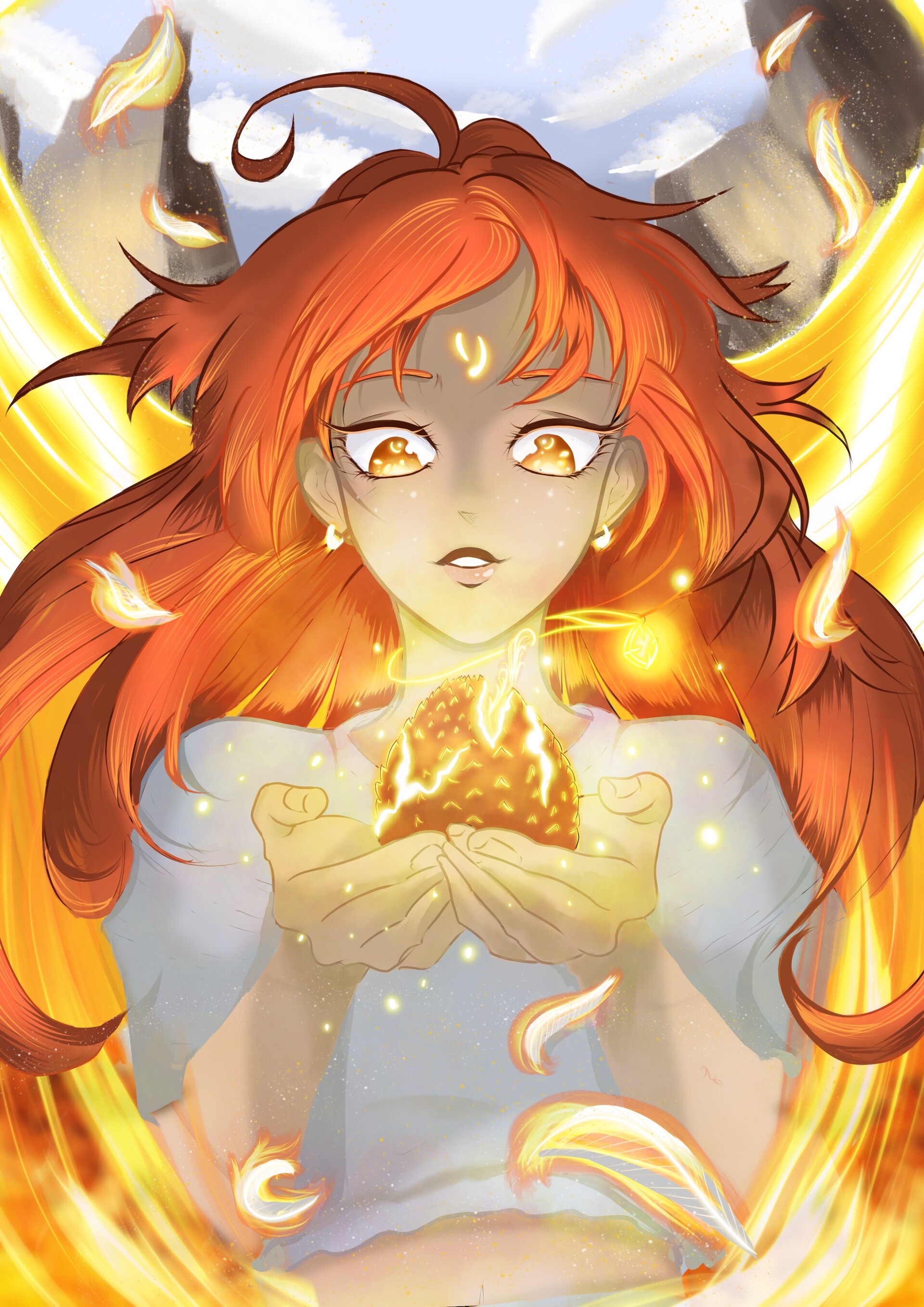 ArtStation - Fire Angel