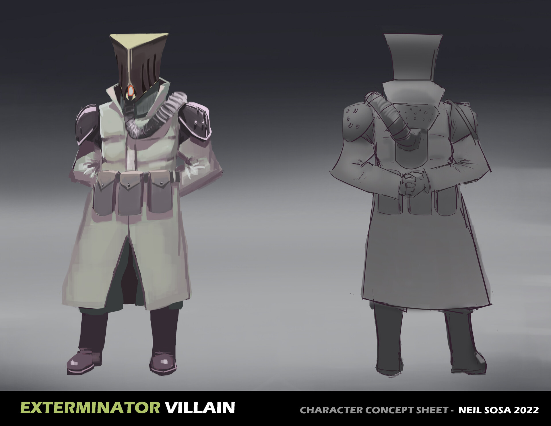 ArtStation - Exterminator Villain - Character Concept