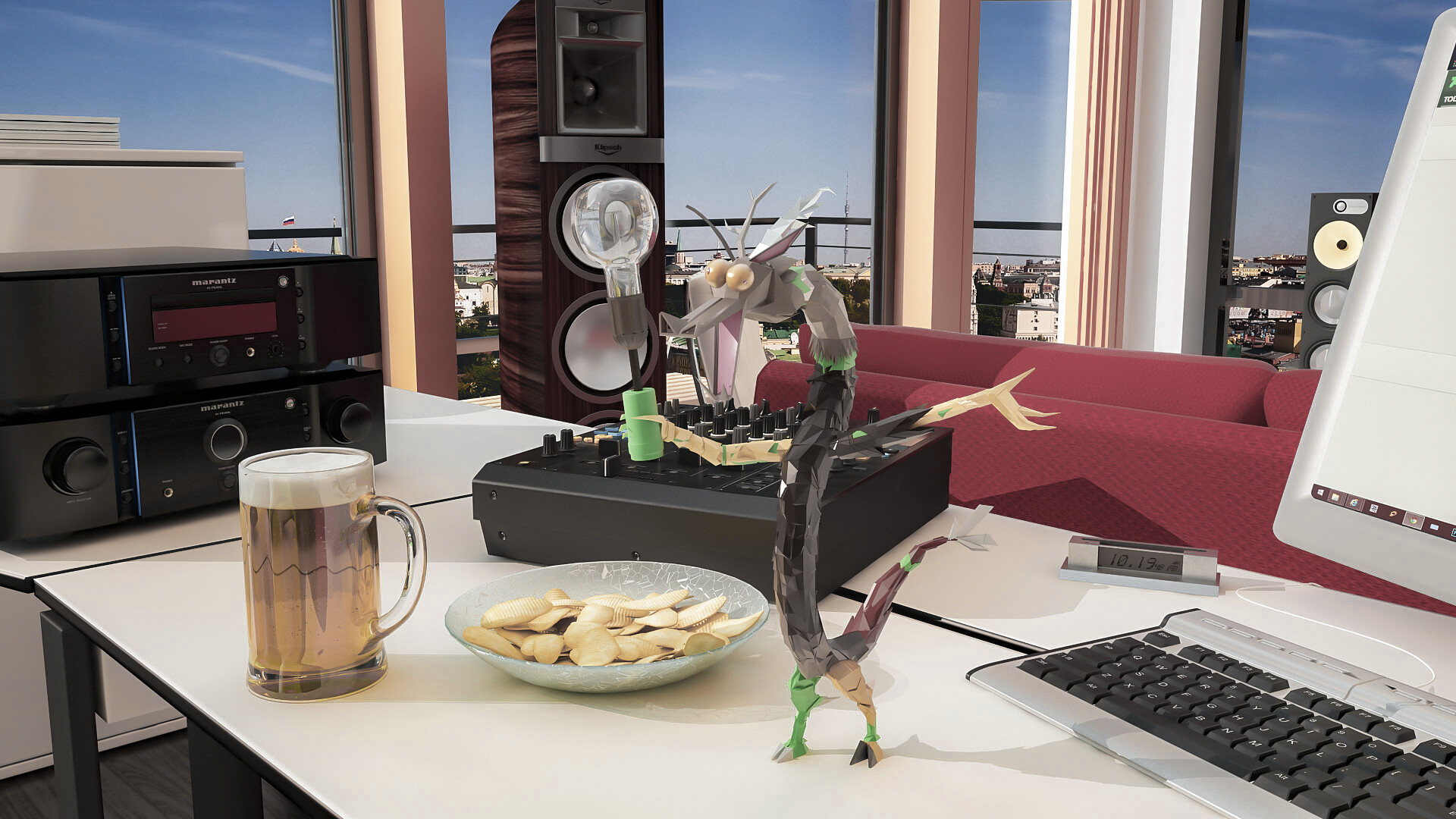 ArtStation Discord lamp