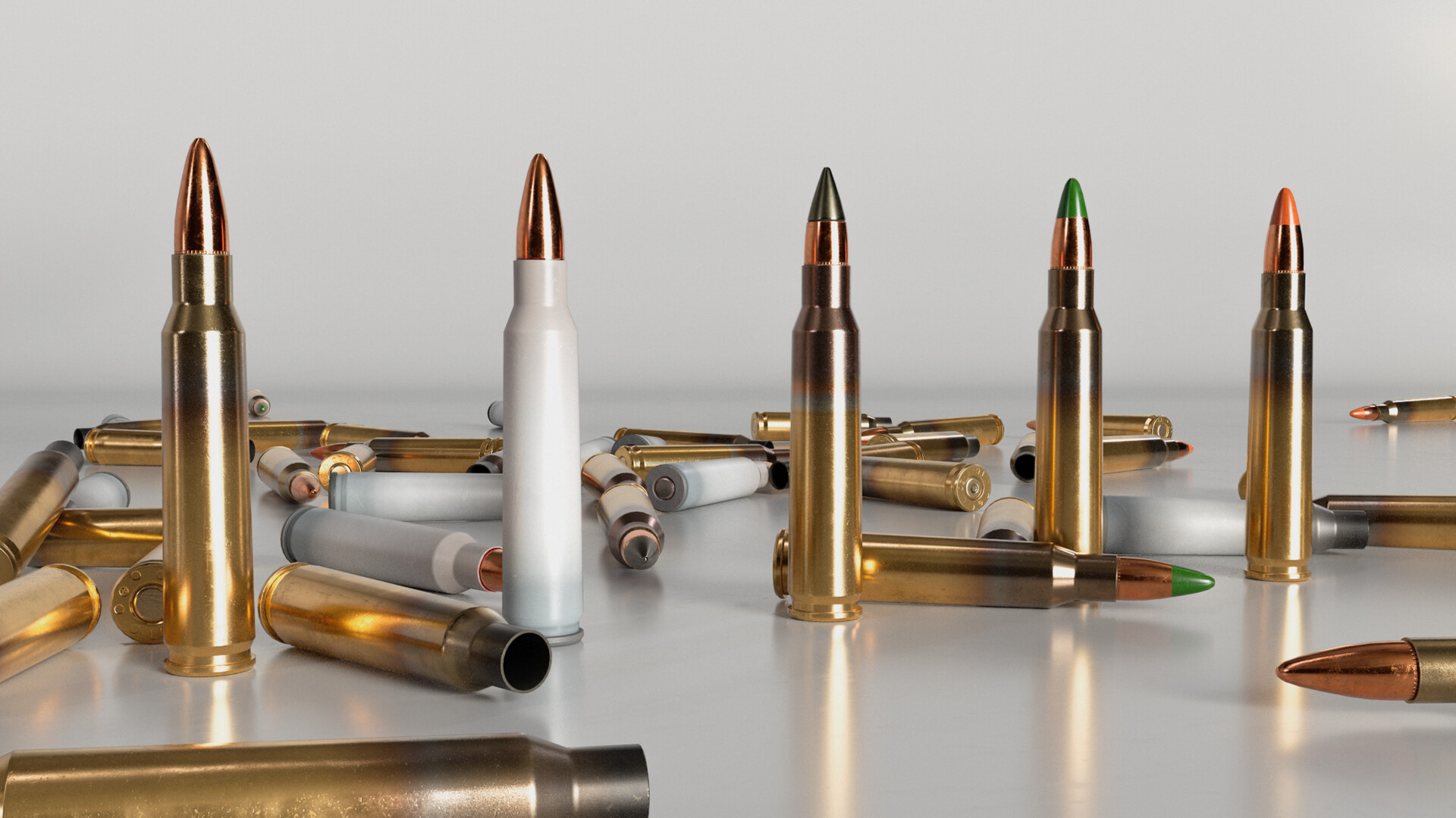 Artstation 5 56mm ammo assortment 5 56x45mm m193 m855a1 m855 m856