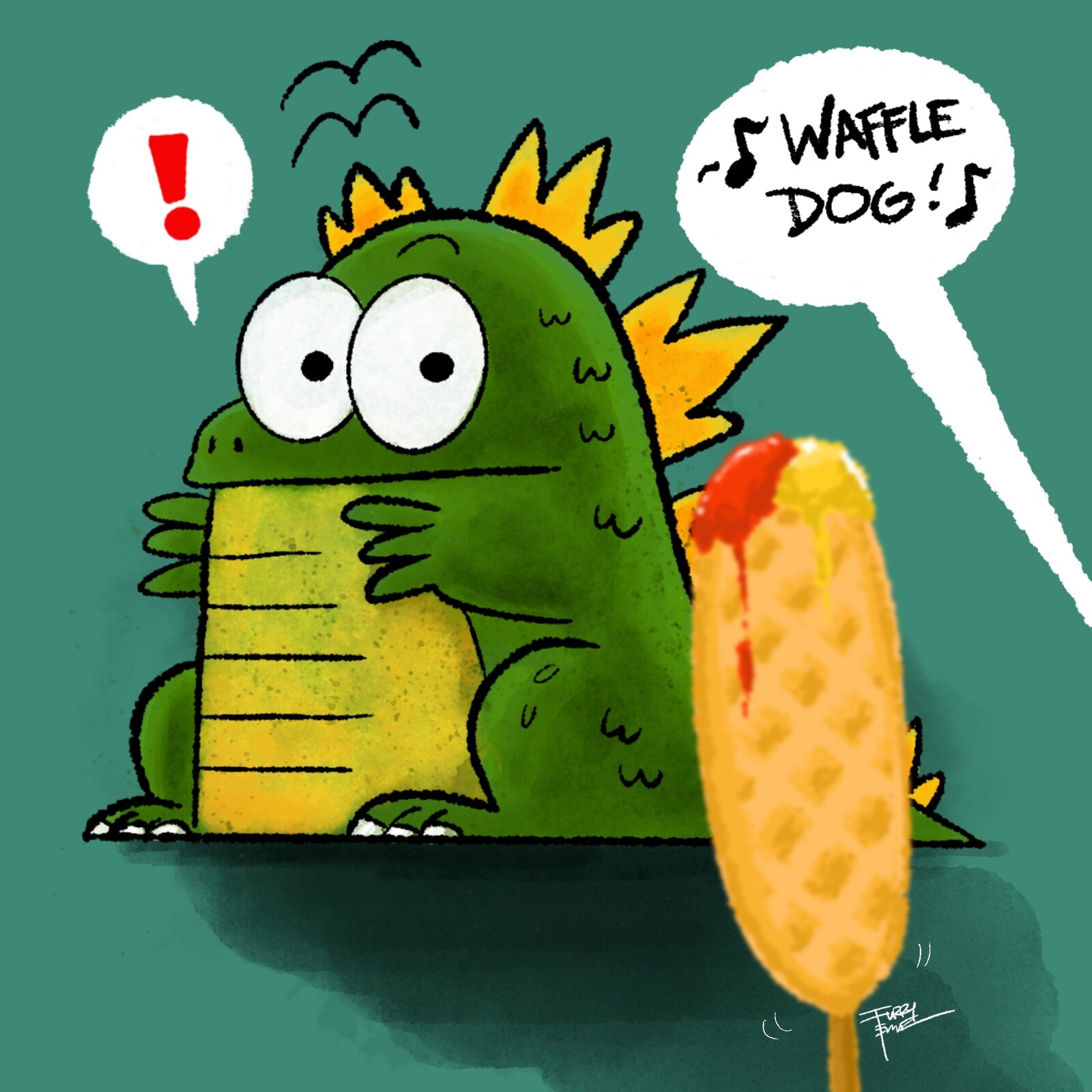 Cheri Ong Yoohoo! Waffle Dog!