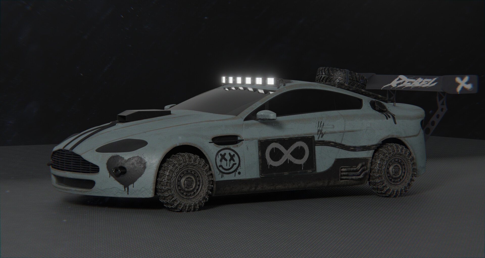 ArtStation - Aston Martin Vantage Post-apocalyptic