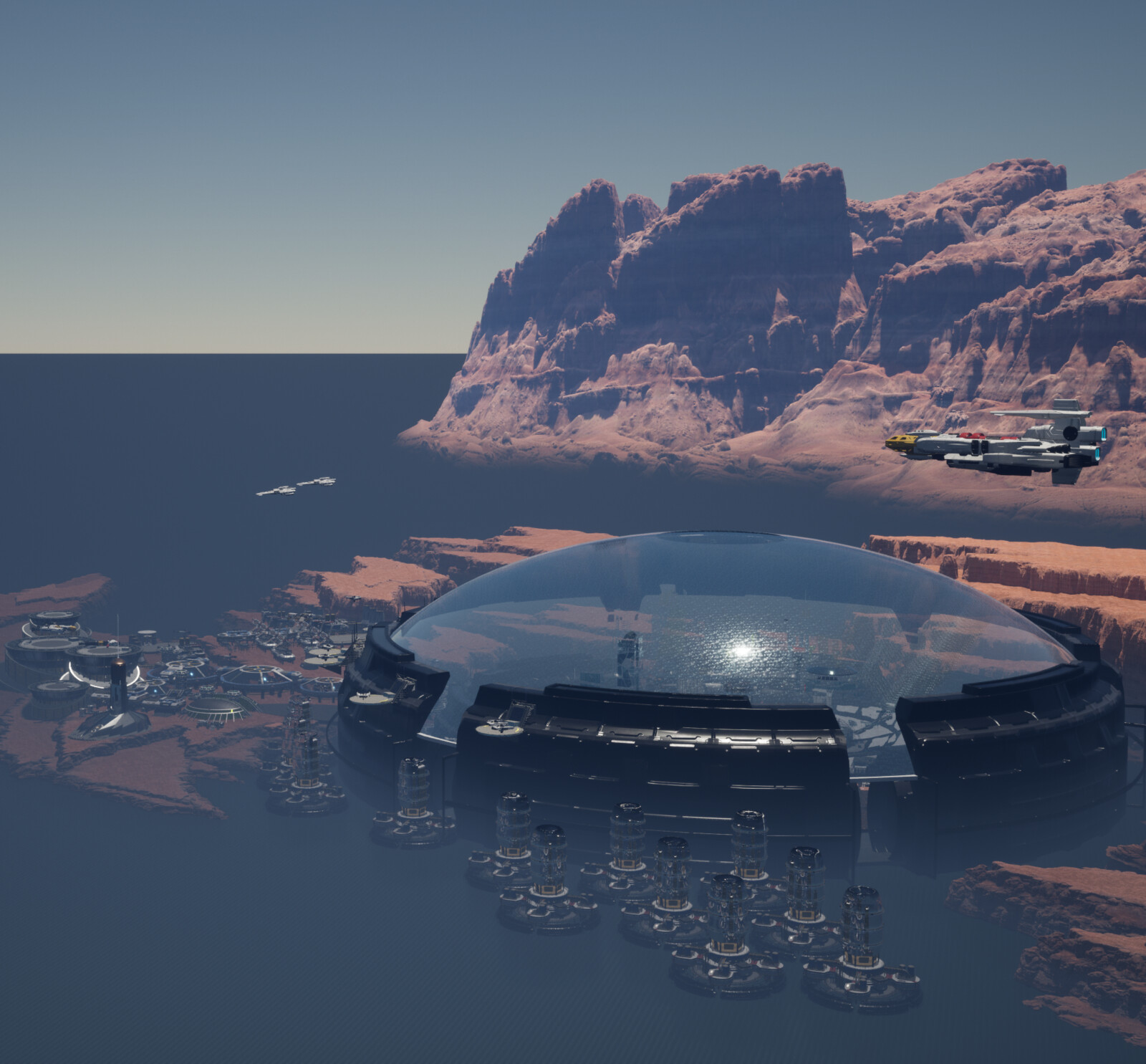 Minerva Interstellar Research Ring; Outpost Supply Vessel #1