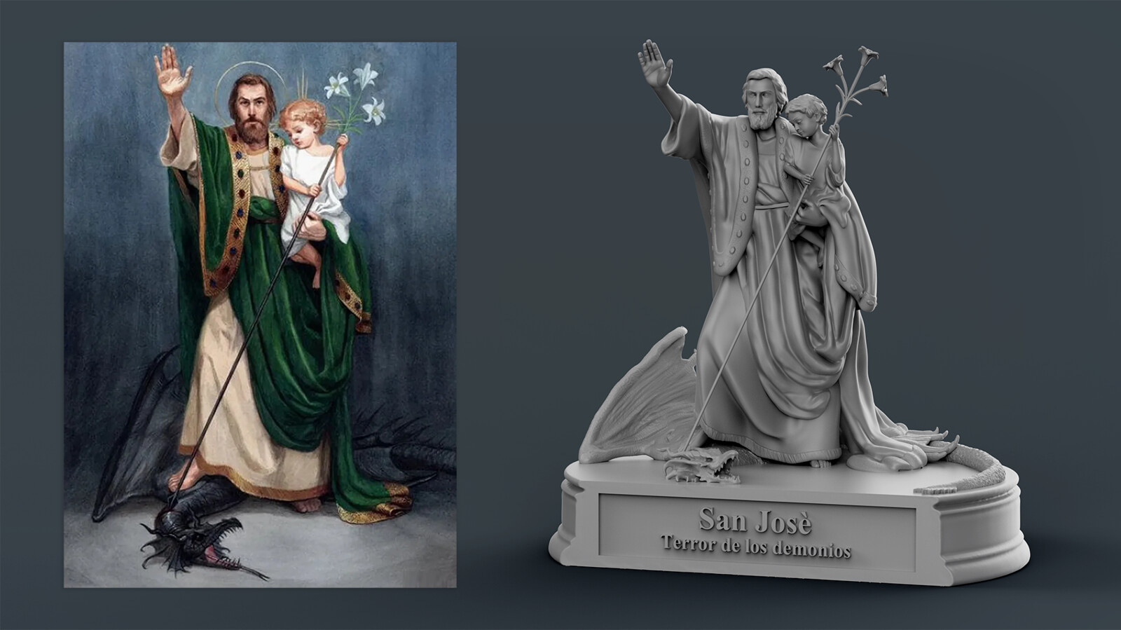 Icona Religiosa e Riproduzione Digitale.

Religious Icon and Digital Reproduction.