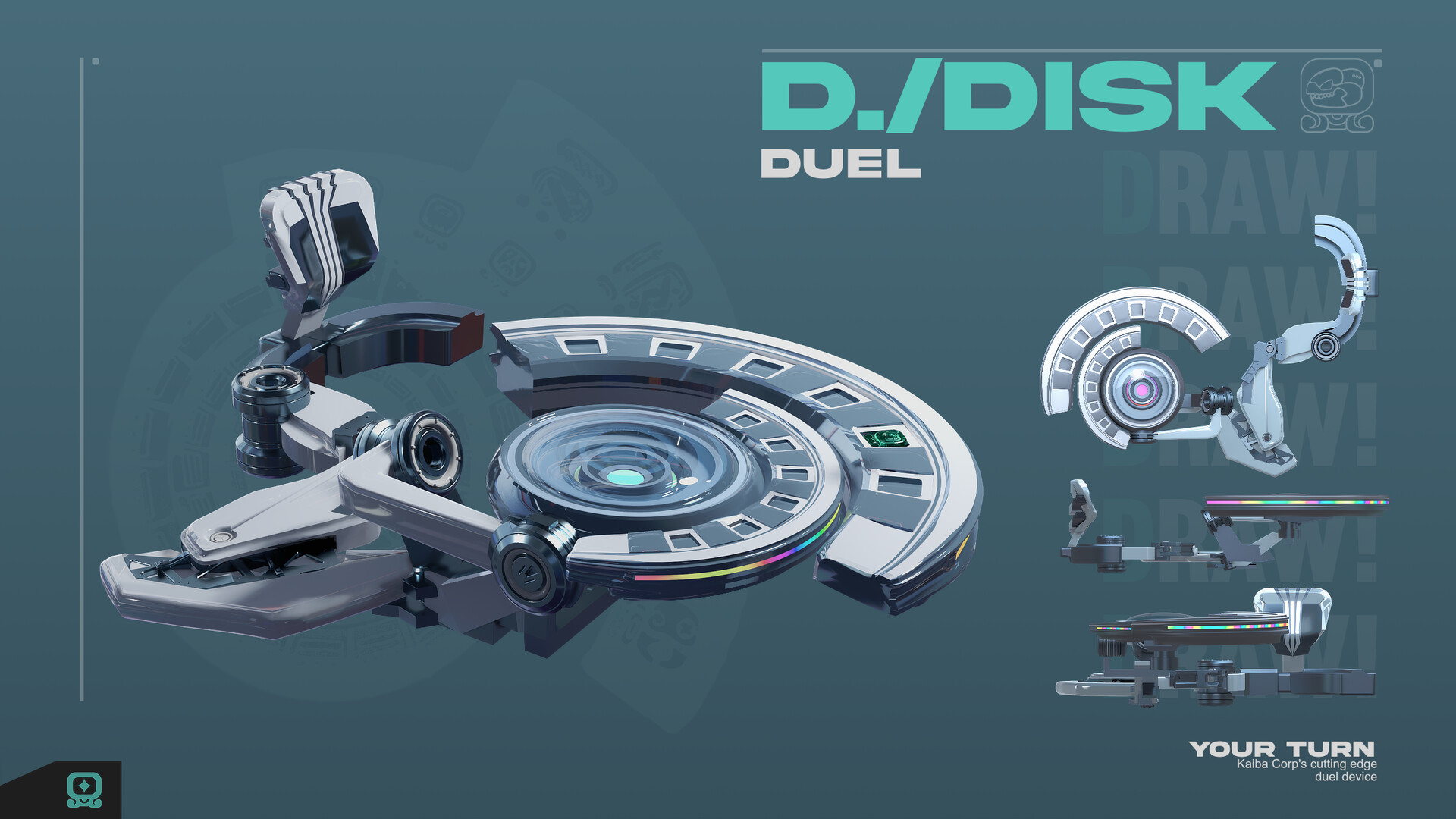 ArtStation Duel Disk Yugioh Redesign Project