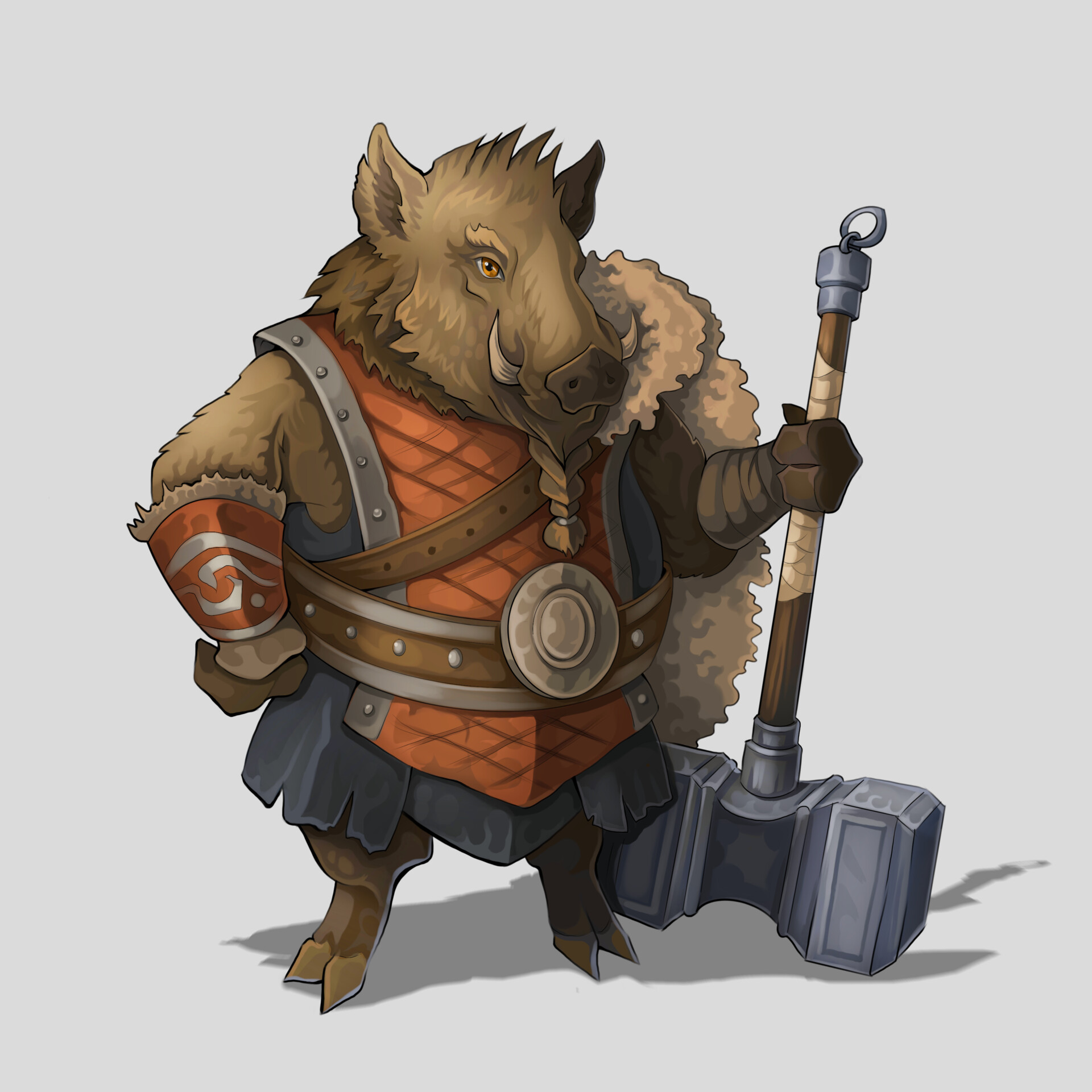 ArtStation - Boar warrior