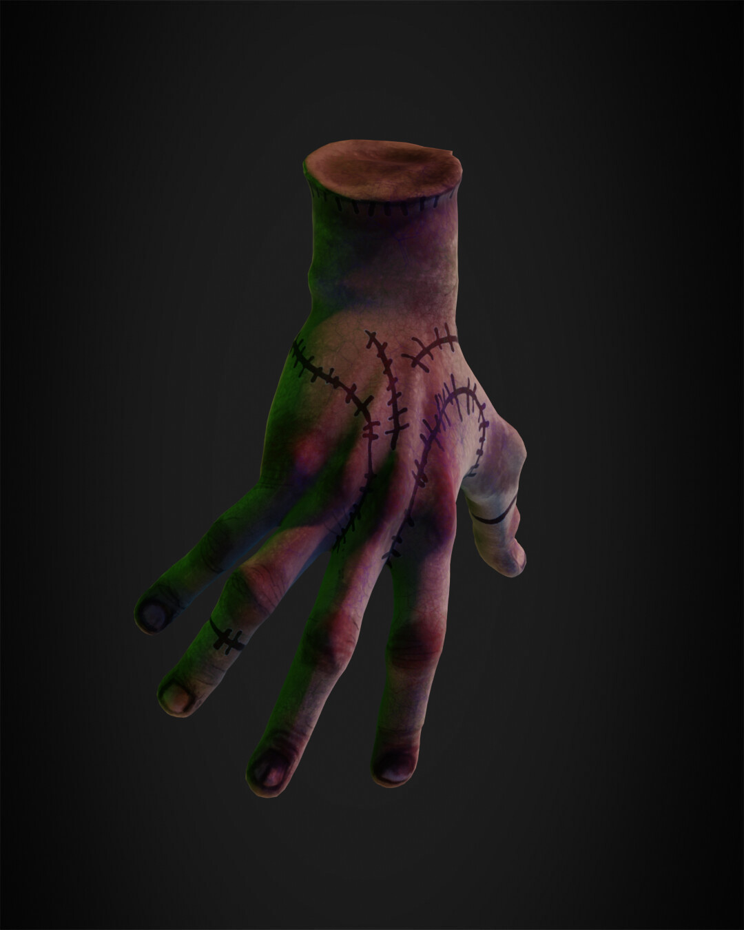 Claudia gigliotti thing addams family hand
