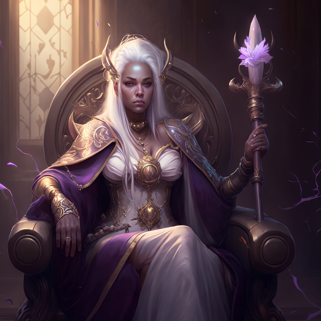 ArtStation - Ulladora, Goddess of Magic