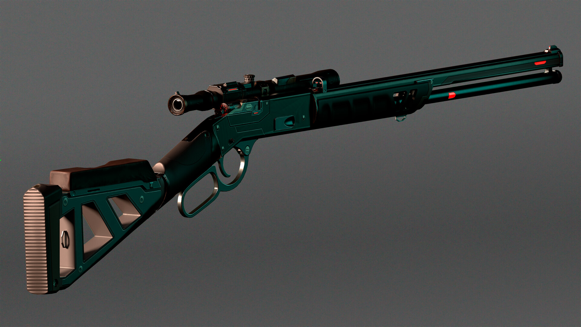 ArtStation Gameready Futuristic Winchester