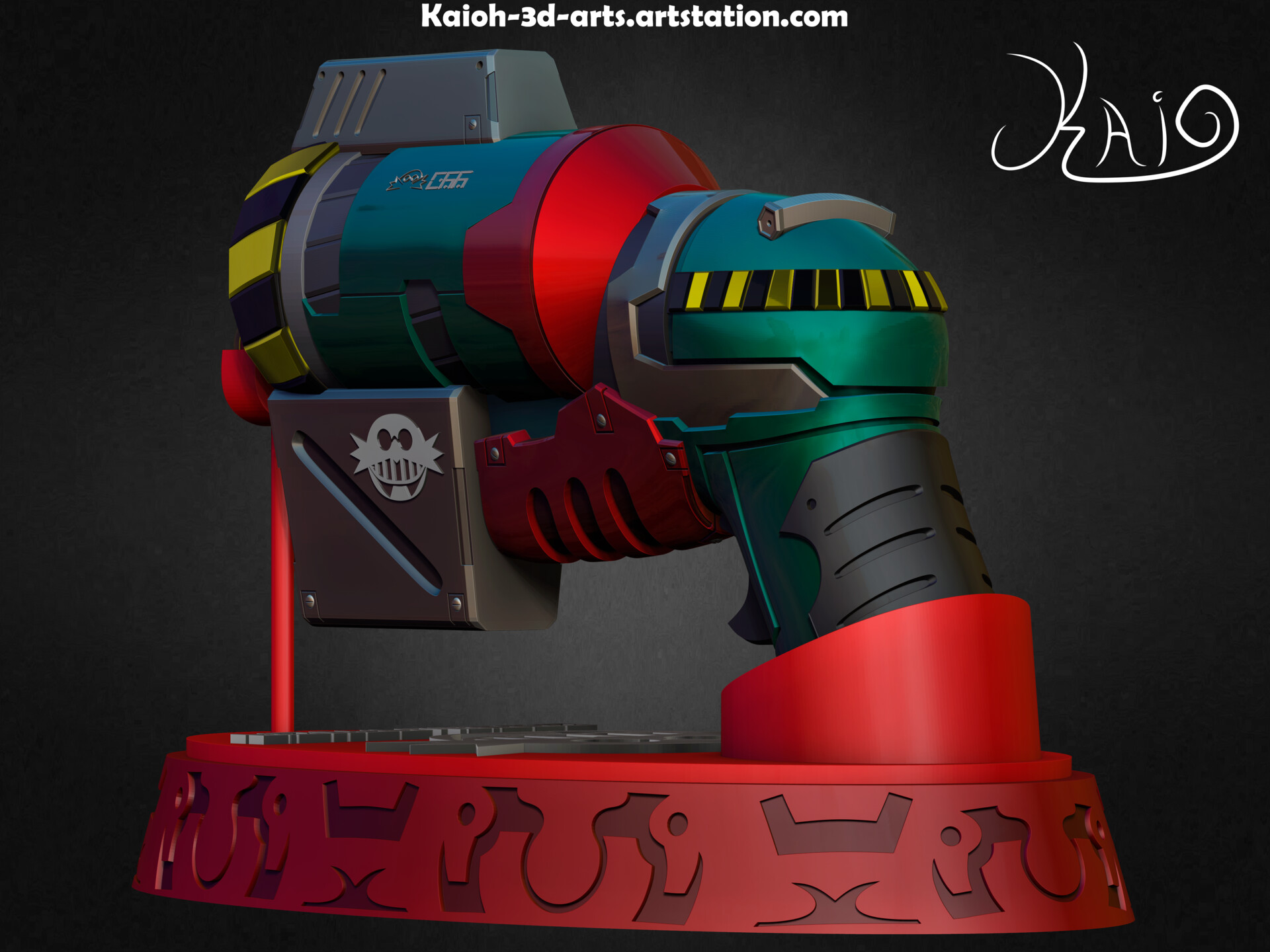 Kaio Augusto - Commision - PSO2 - Dr. Eggman's Eggblaster