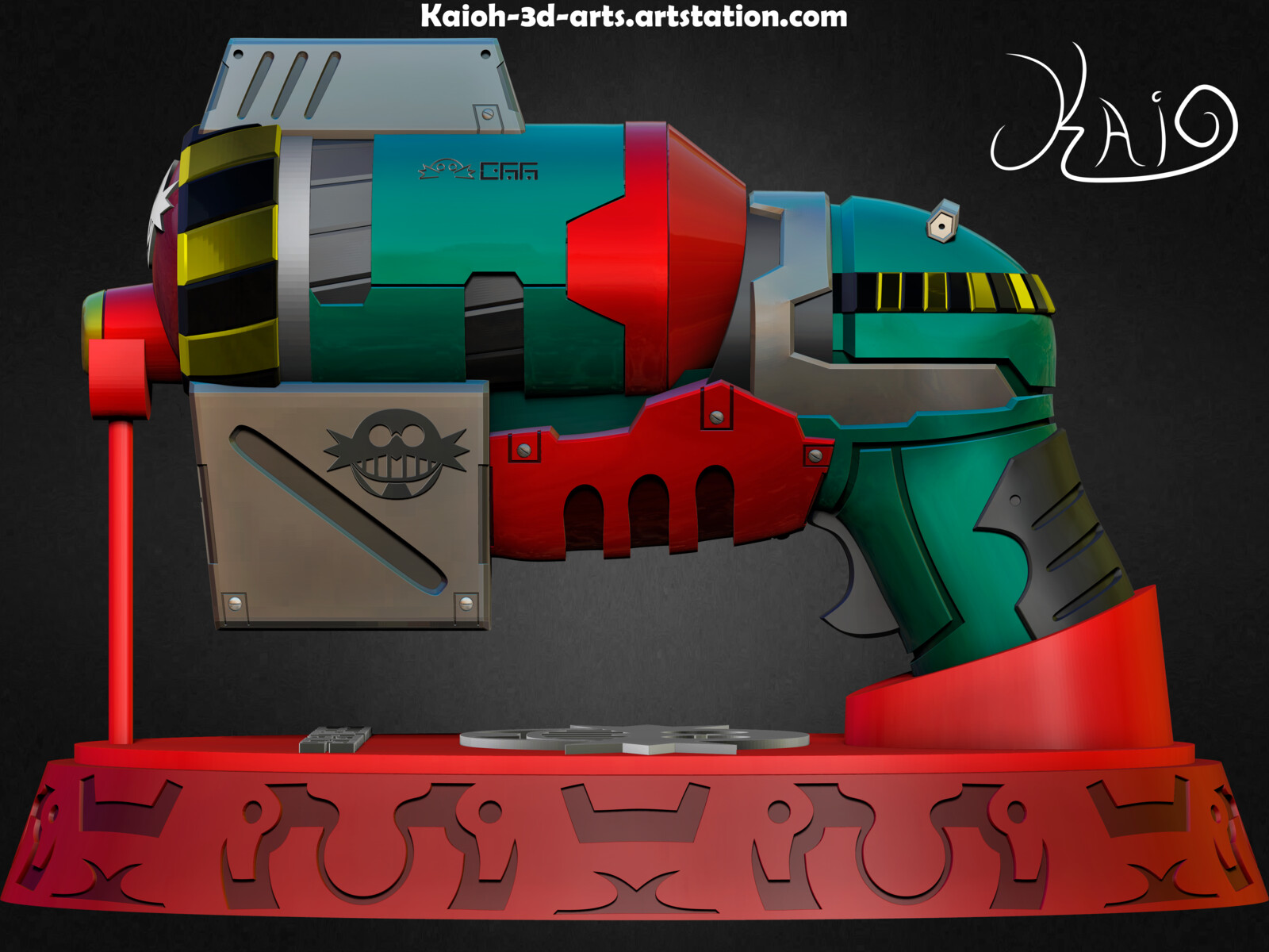 Kaio Augusto - Commision - PSO2 - Dr. Eggman's Eggblaster