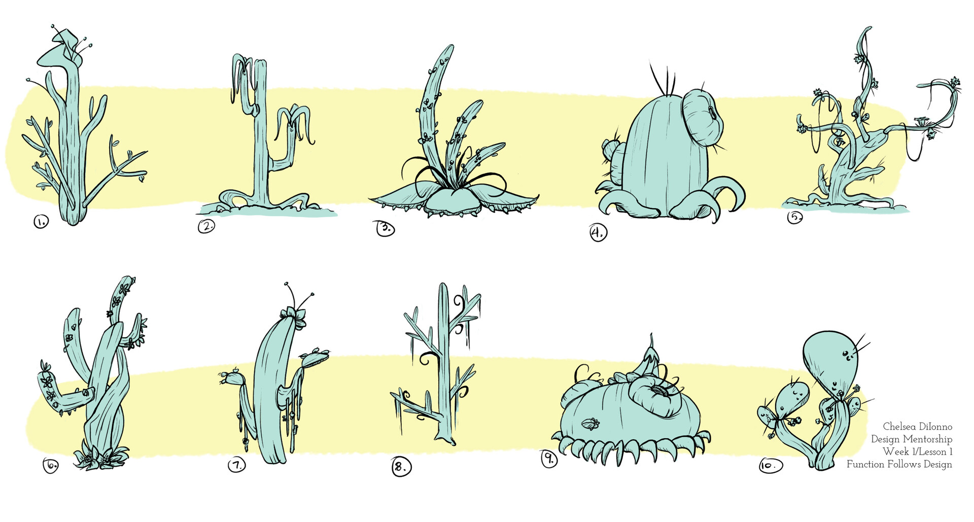 ArtStation - Cacti Concept Designs