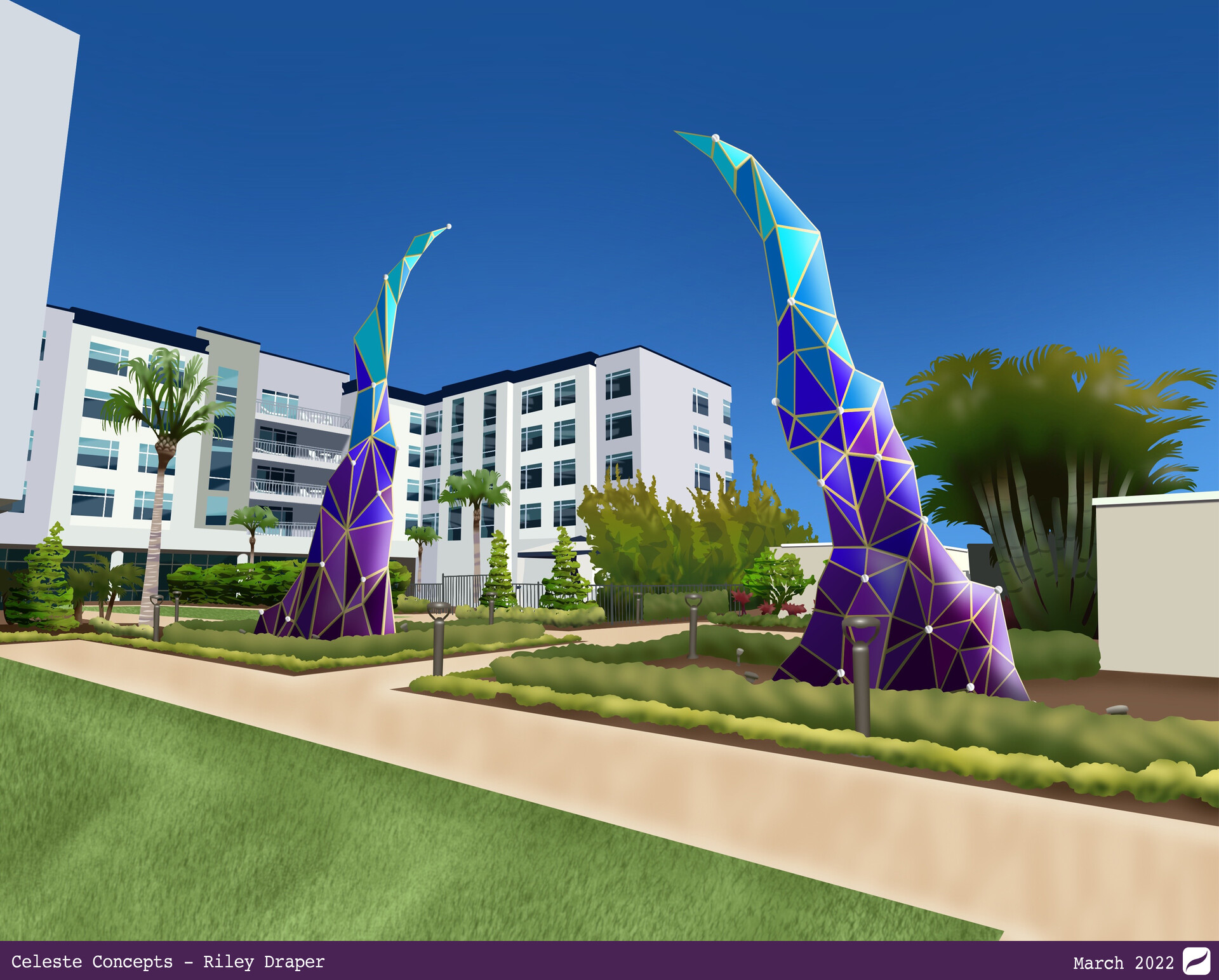 ArtStation - Celeste Hotel Concept Art