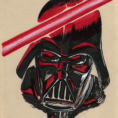 Darth Vader headshot