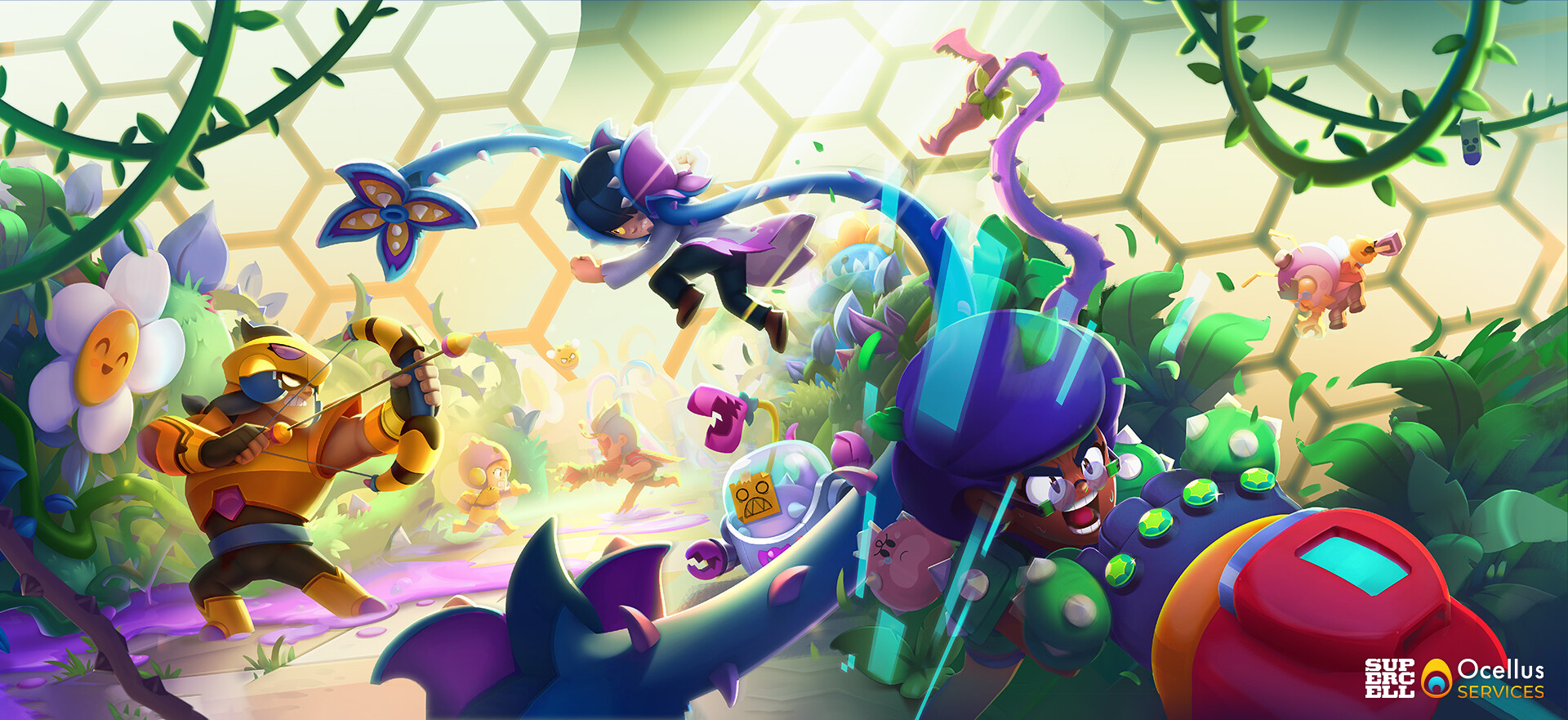 Ocellus services brawl stars world finals at disneyland irl wall art