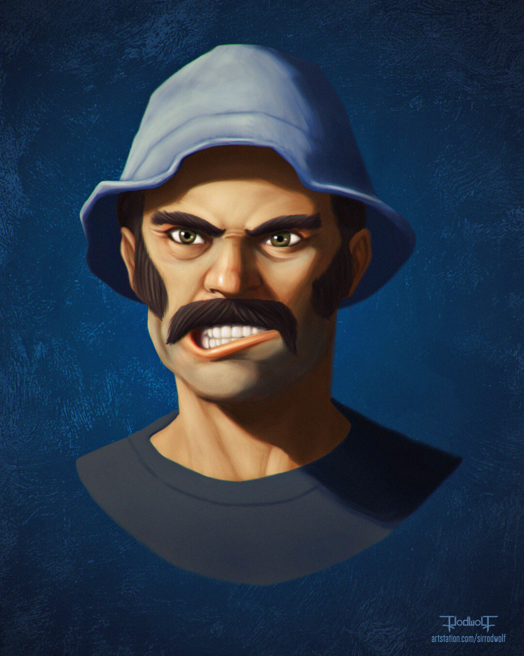 ArtStation - Don Ramón Portrait