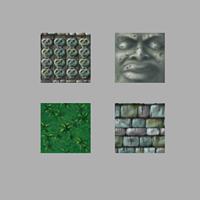 Most of these textures are repeatable in four directions.  64 pixels square.