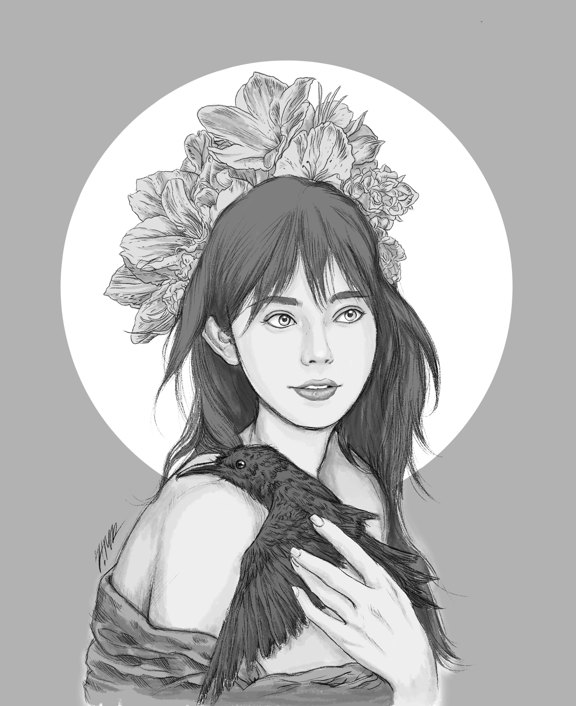 Aggregate 194+ flower girl sketch latest