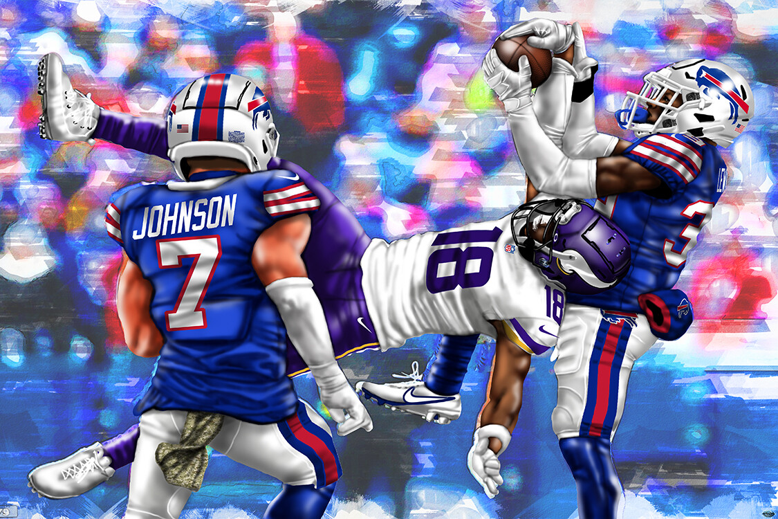 Justin Jefferson Poster Football Picture 1 Canvas Poster Wall Art Decor  Print Picture Paintings for Living Room Bedroom Decoration Unframe  16x24inch40x60cm  Amazonca Home