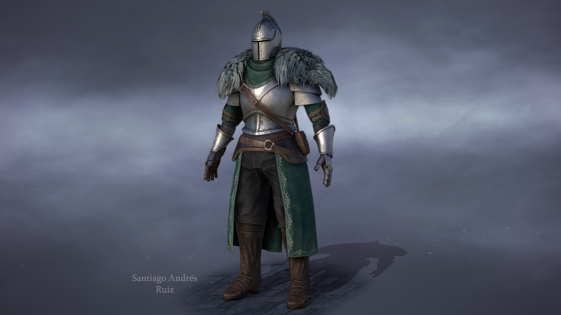 ArtStation - Faraam Knight from Dark Souls Series