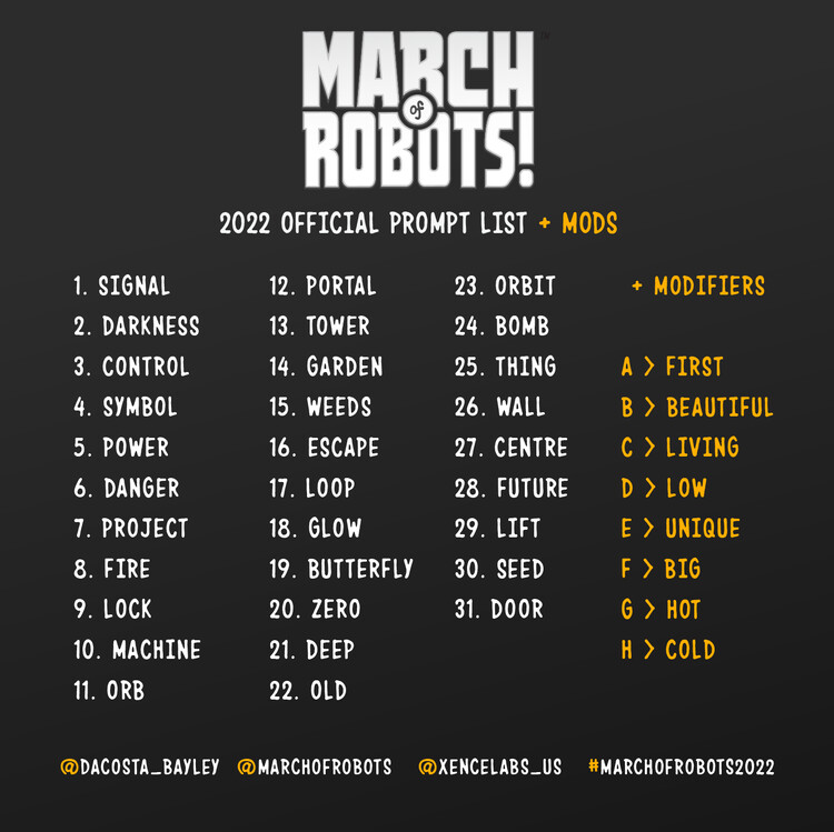 ArtStation March in robots 2022