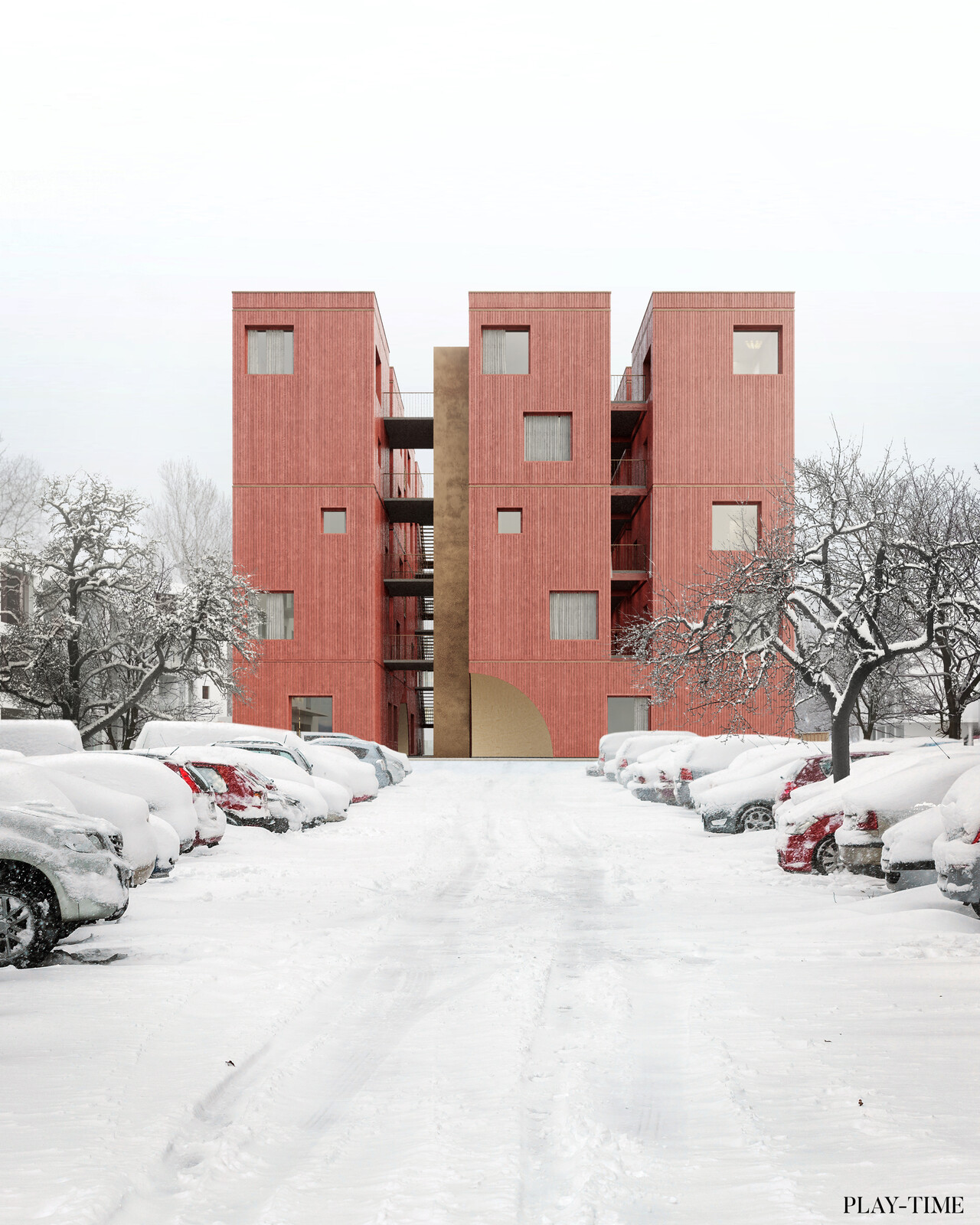Housing concept from Chris Precht. Image by PLAY-TIME Barcelona