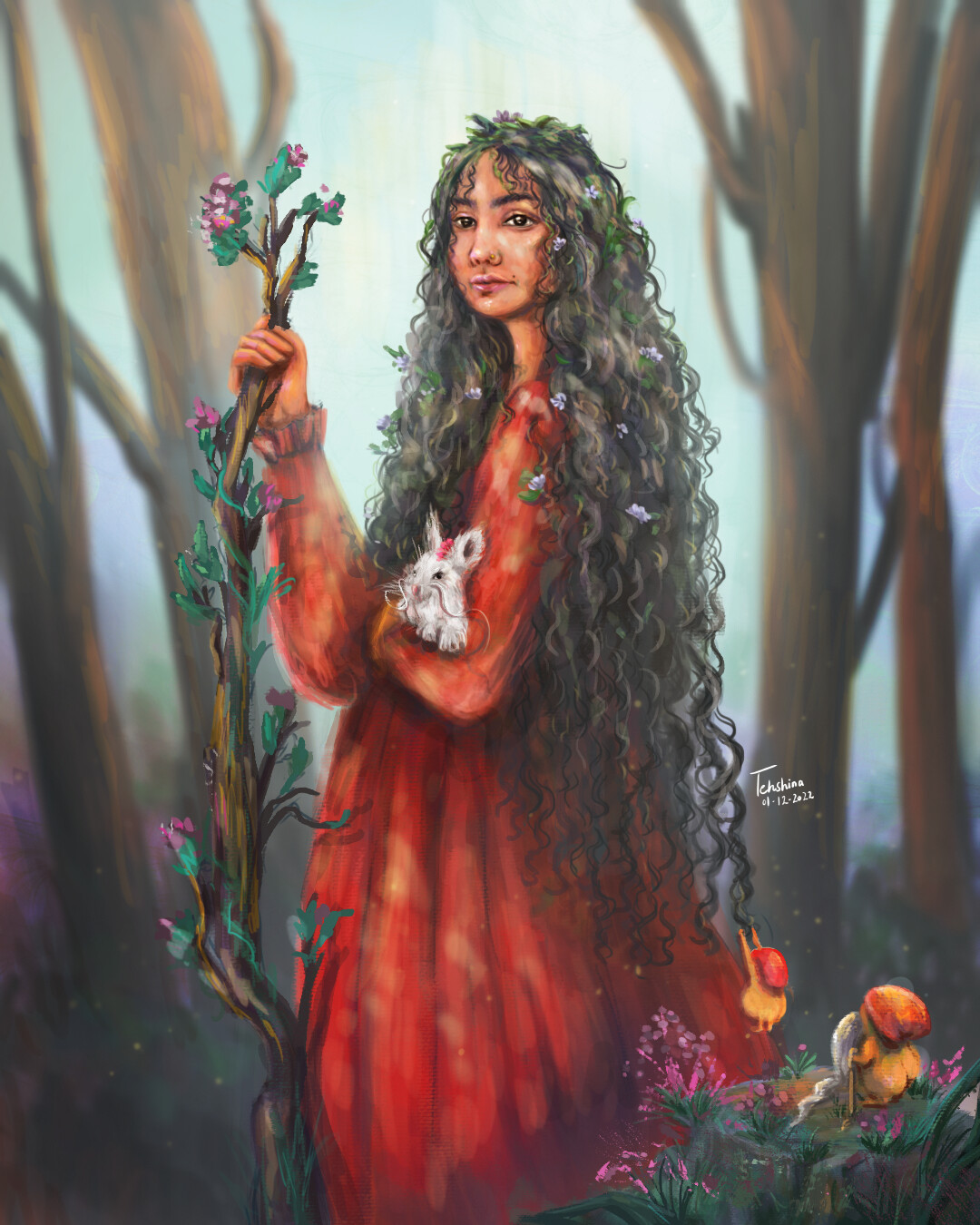 ArtStation - Ninu in woods